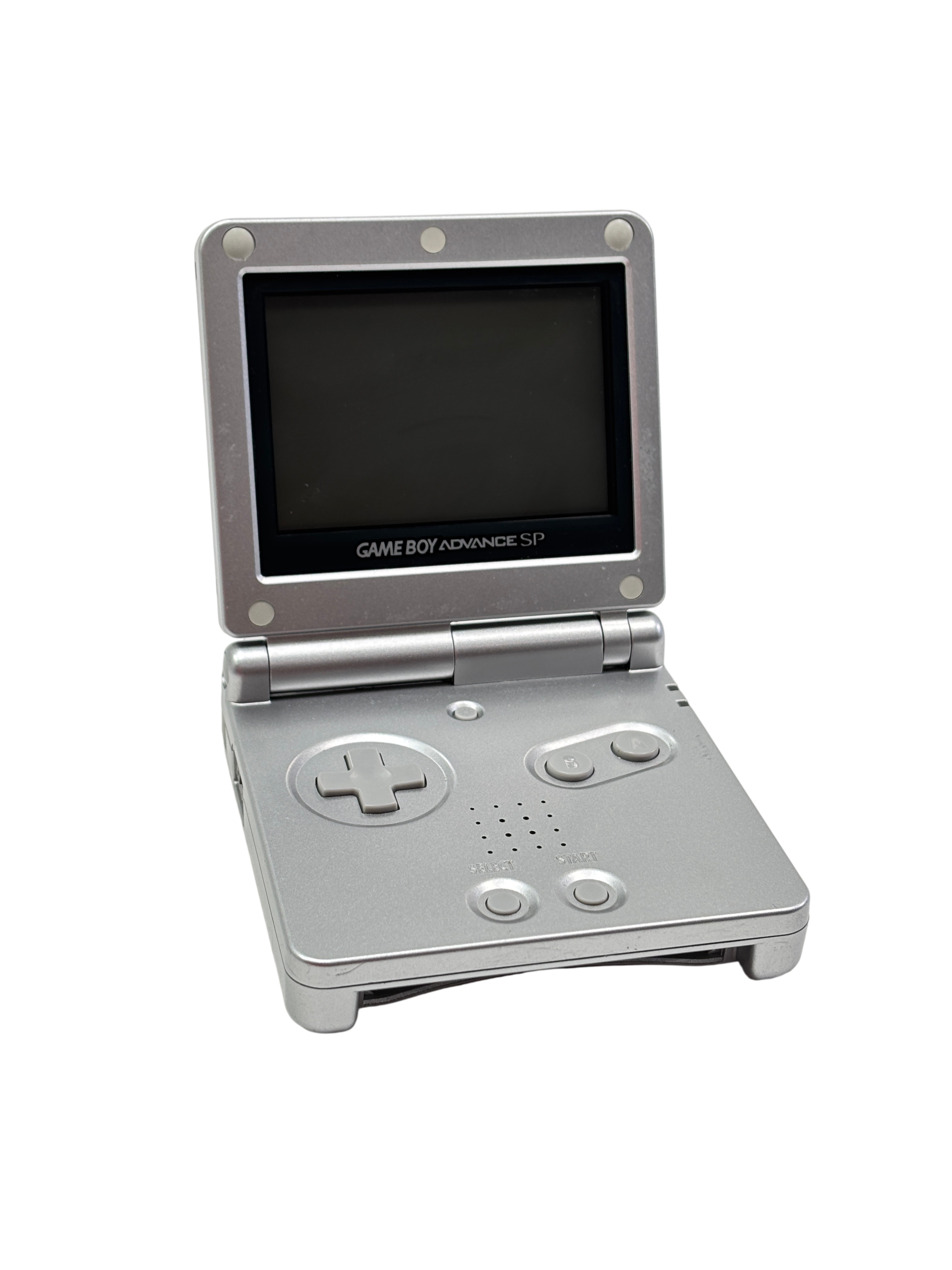 Gameboy Silver Nintendo Game Boy Advance SP AGS-001 Handheld Game System - Silver 8686