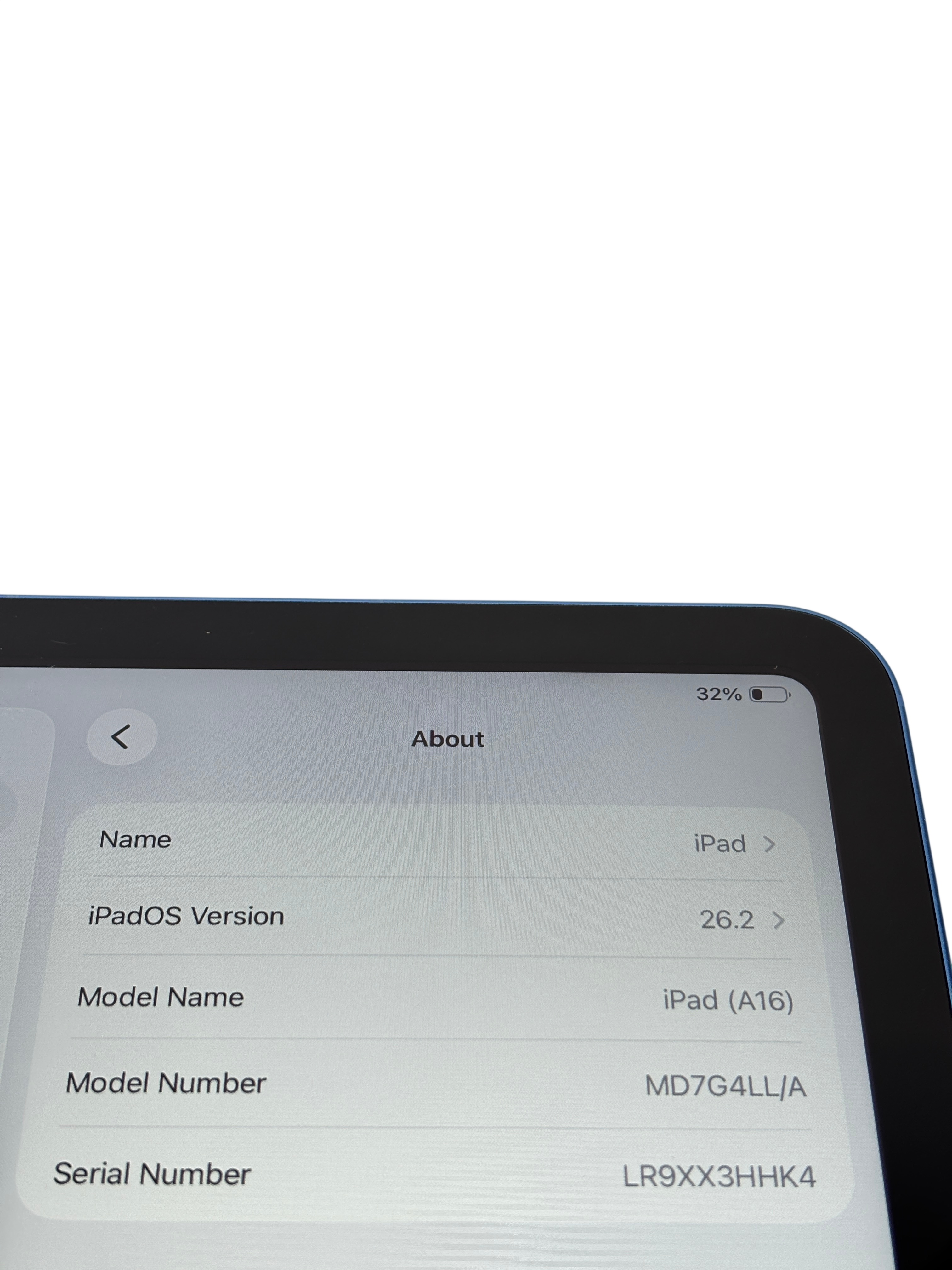 Apple iPad A3355 MD7G4LL/A 11
