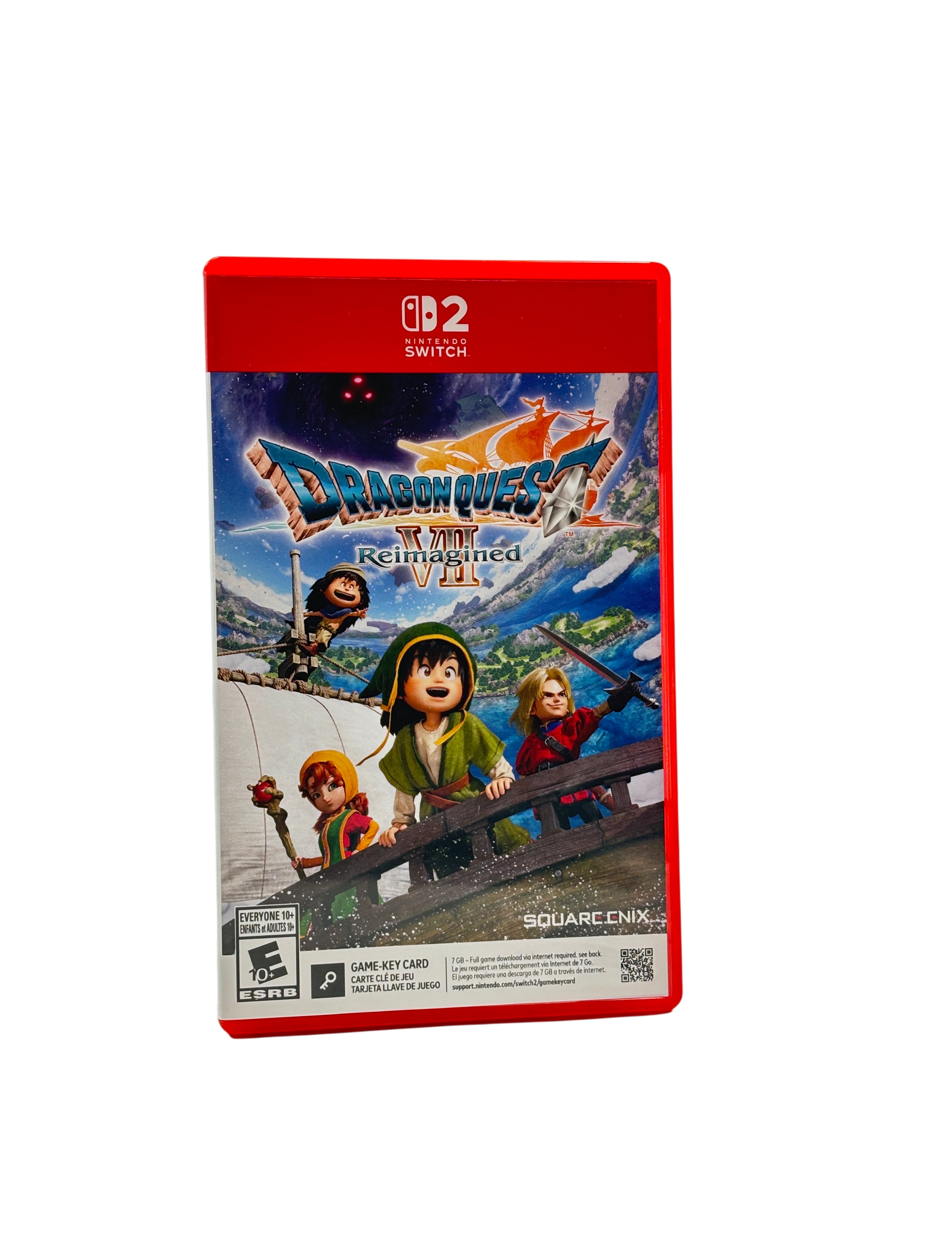 Nintendo Switch 2 Dragon Quest VII Reimagined Video Game Cartridge
