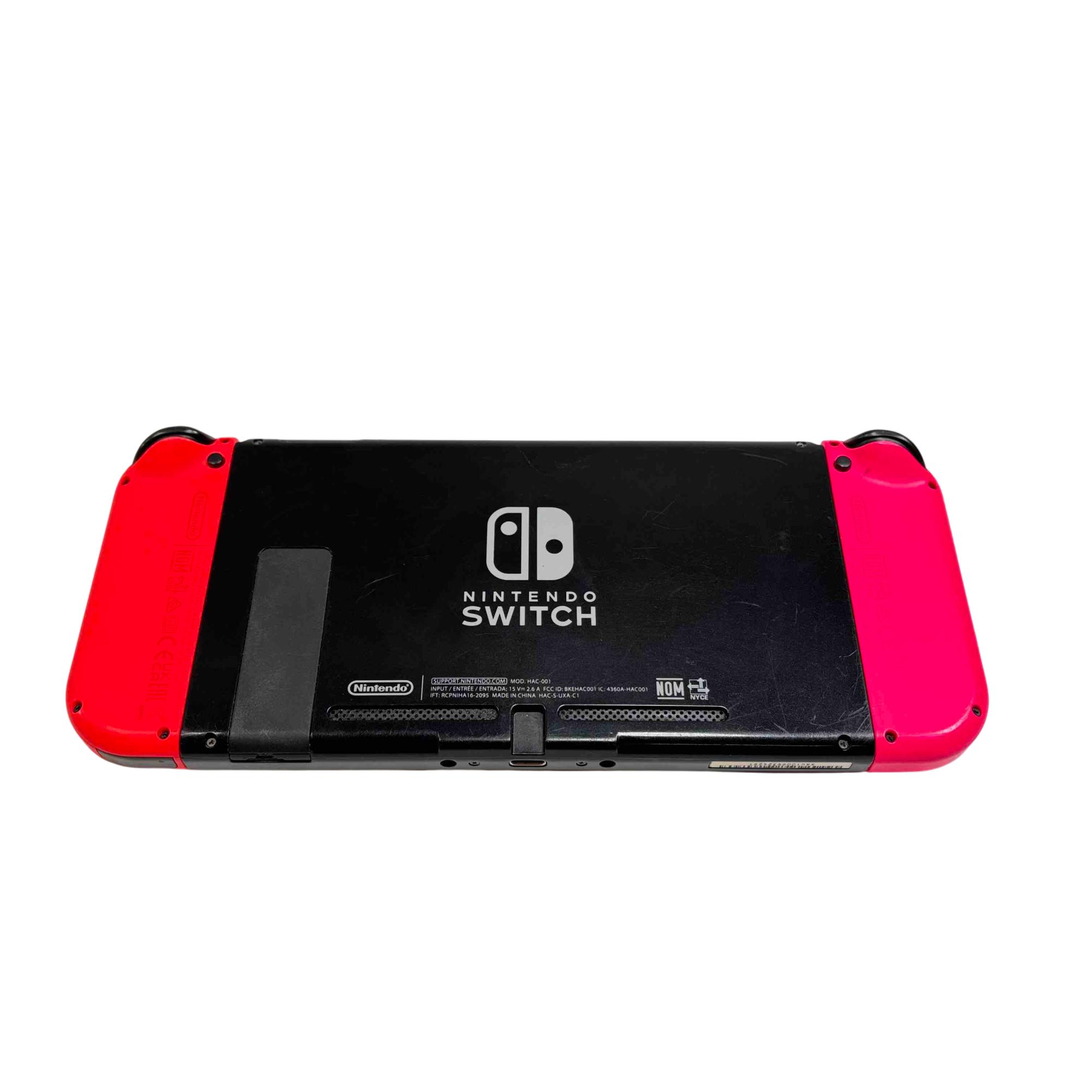 Nintendo Switch HAC-001 32GB Video Game Console Pink/Red 7725