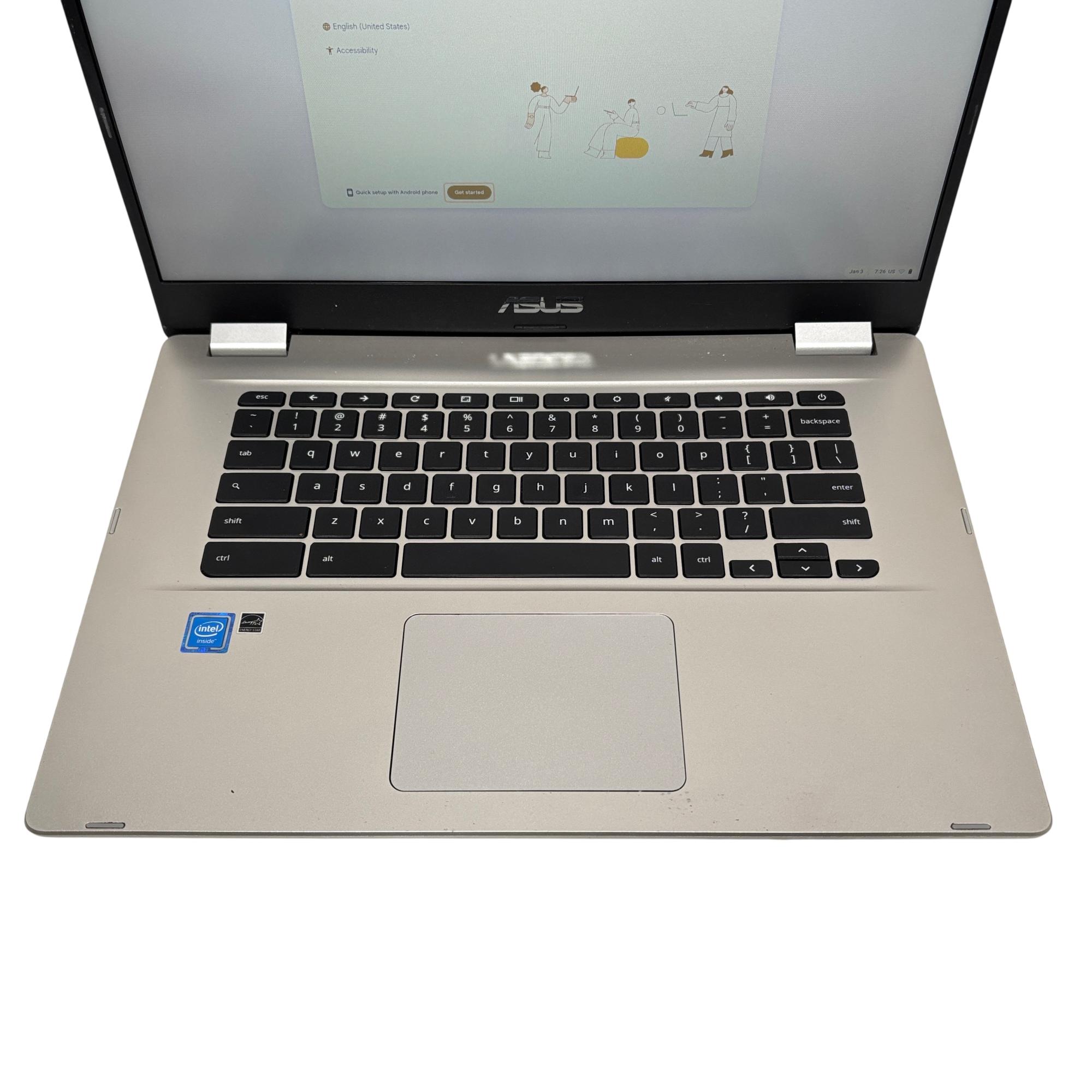 ASUS Chromebook C523NA-TH42F Intel Celeron N3350 1.1GHz 4GB RAM