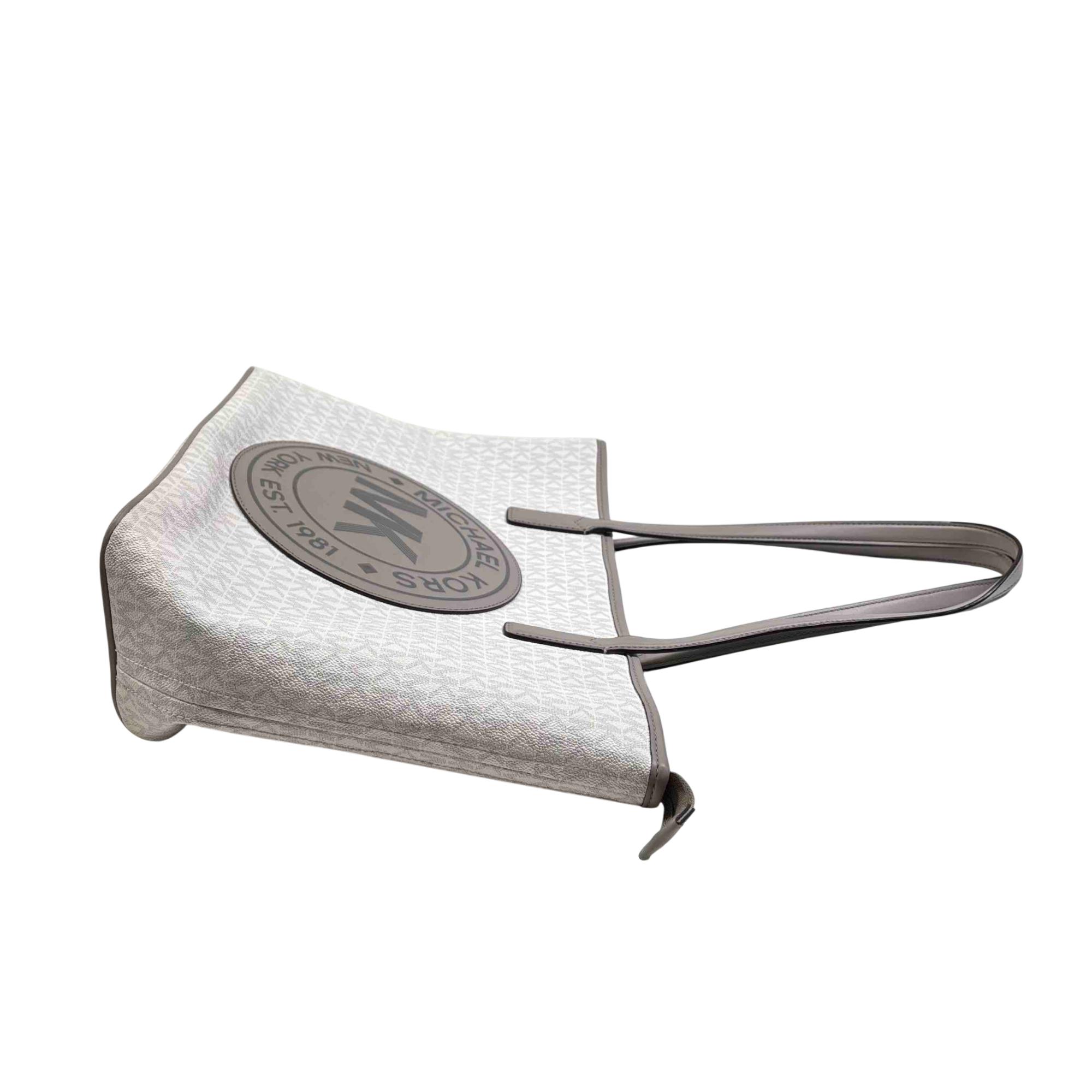 Michael Kors Fulton Sport Signature Michael Kors Fulton Sport Signature Logo White Tote Bag main image 2