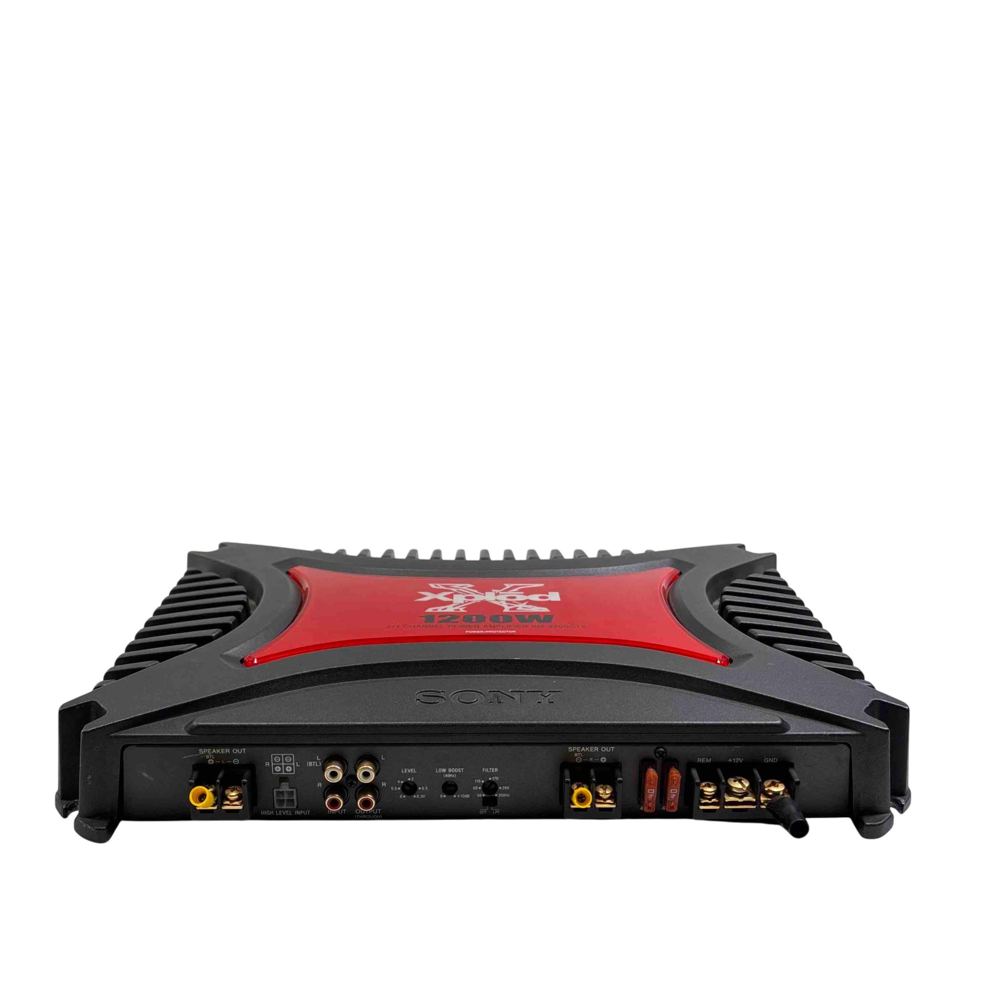 Sony Xplode XM-2200GTX 1200W 2/1 Channel Power Amplifier