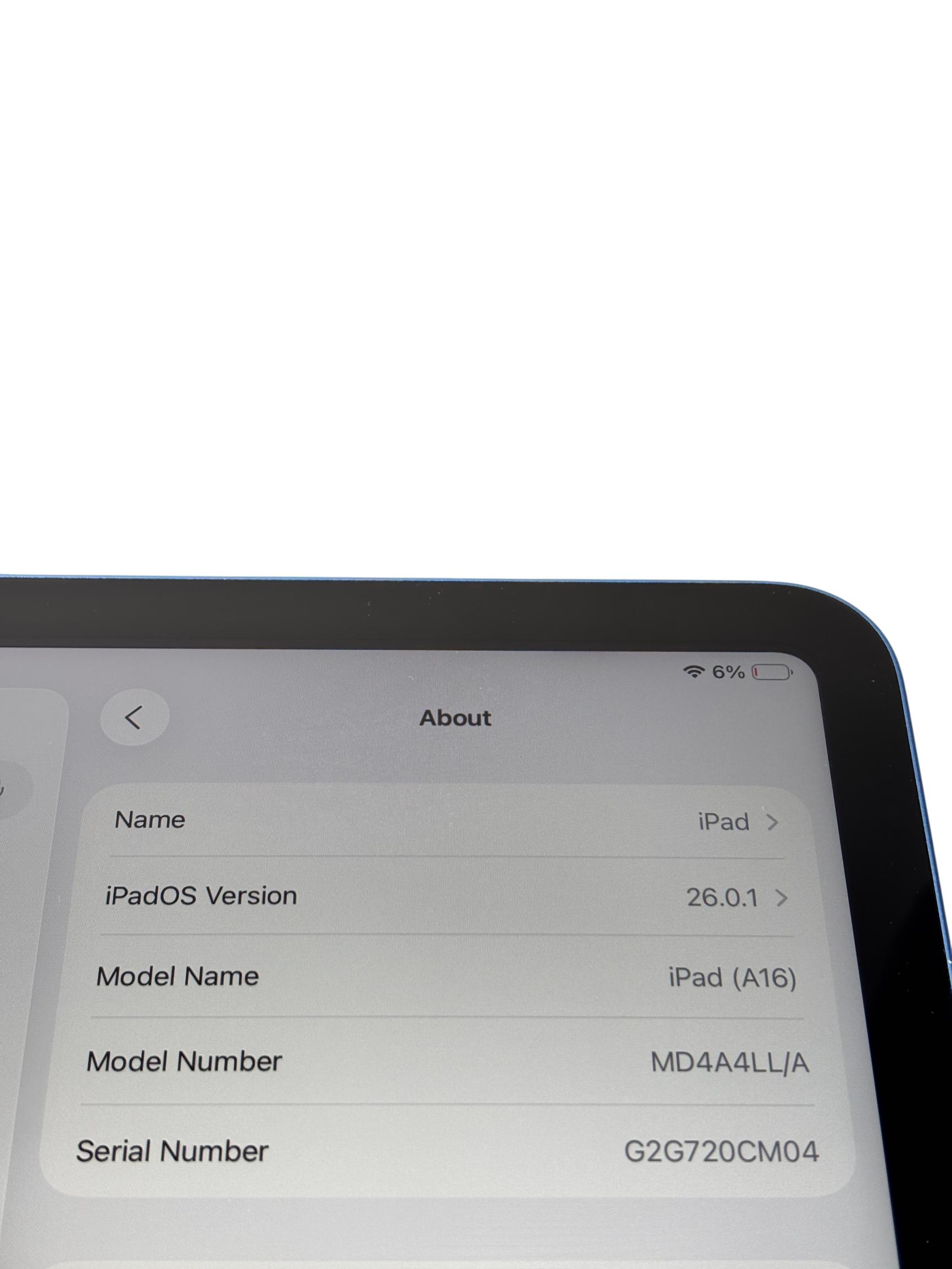 Apple iPad A3354 MD4A4LL/A 128GB 11