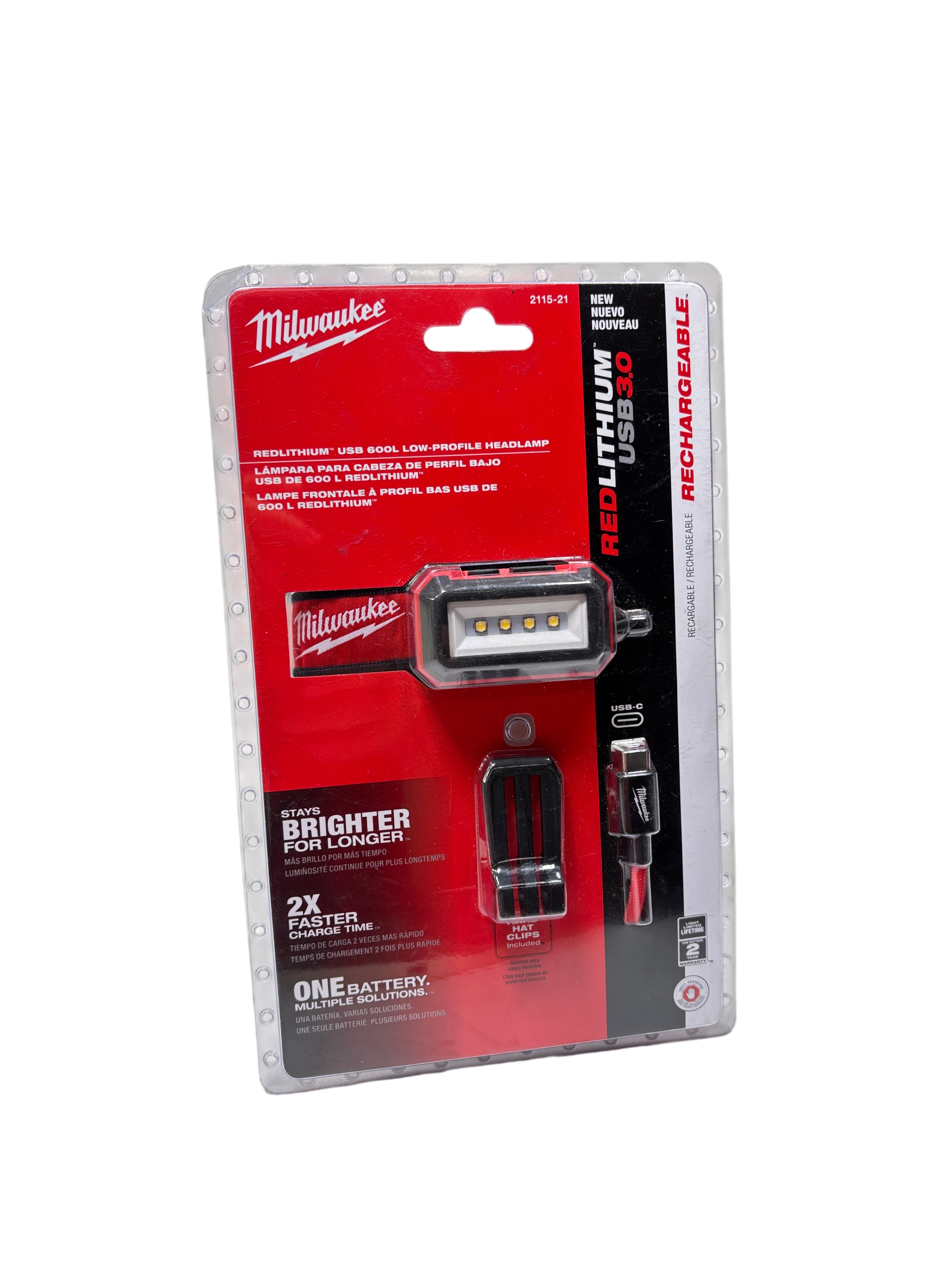 low profile milwaukee 600 lumens