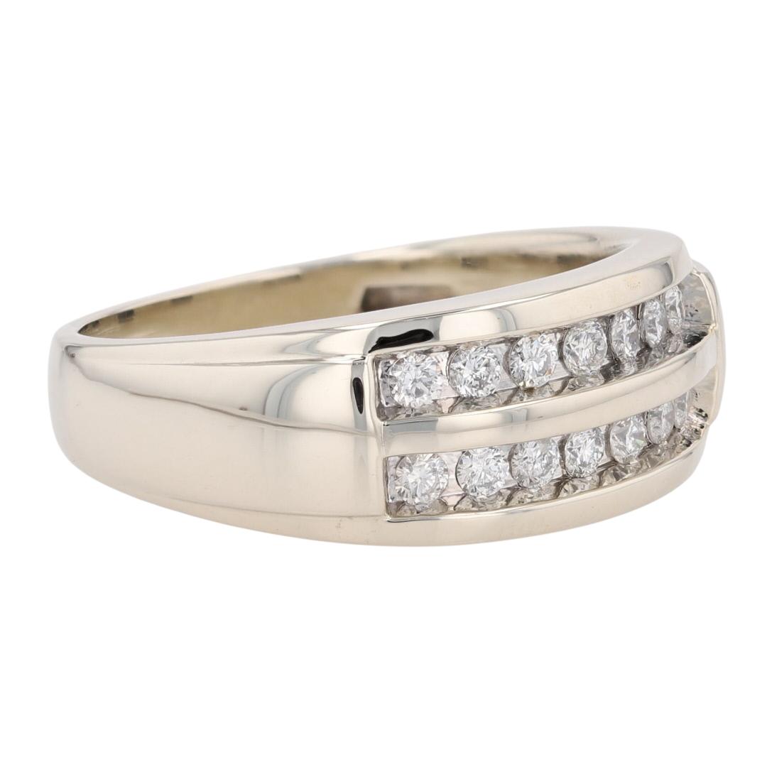 ブライダルセット Vintage 14K White Gold Diamond Wedding Ring Set Zales 14K