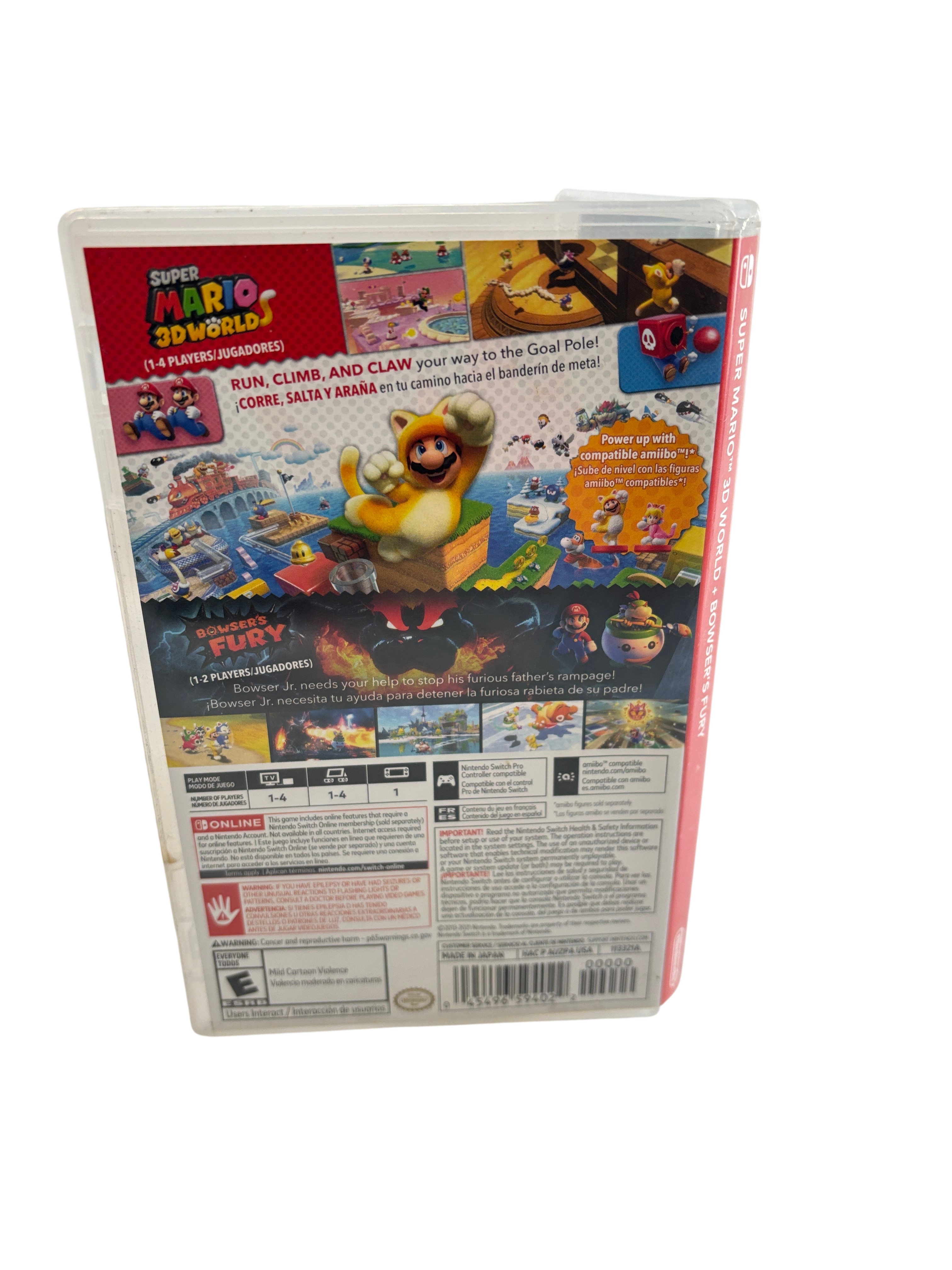 Super Mario 3D World + Bowsers Fury Video Game for the Nintendo Switch