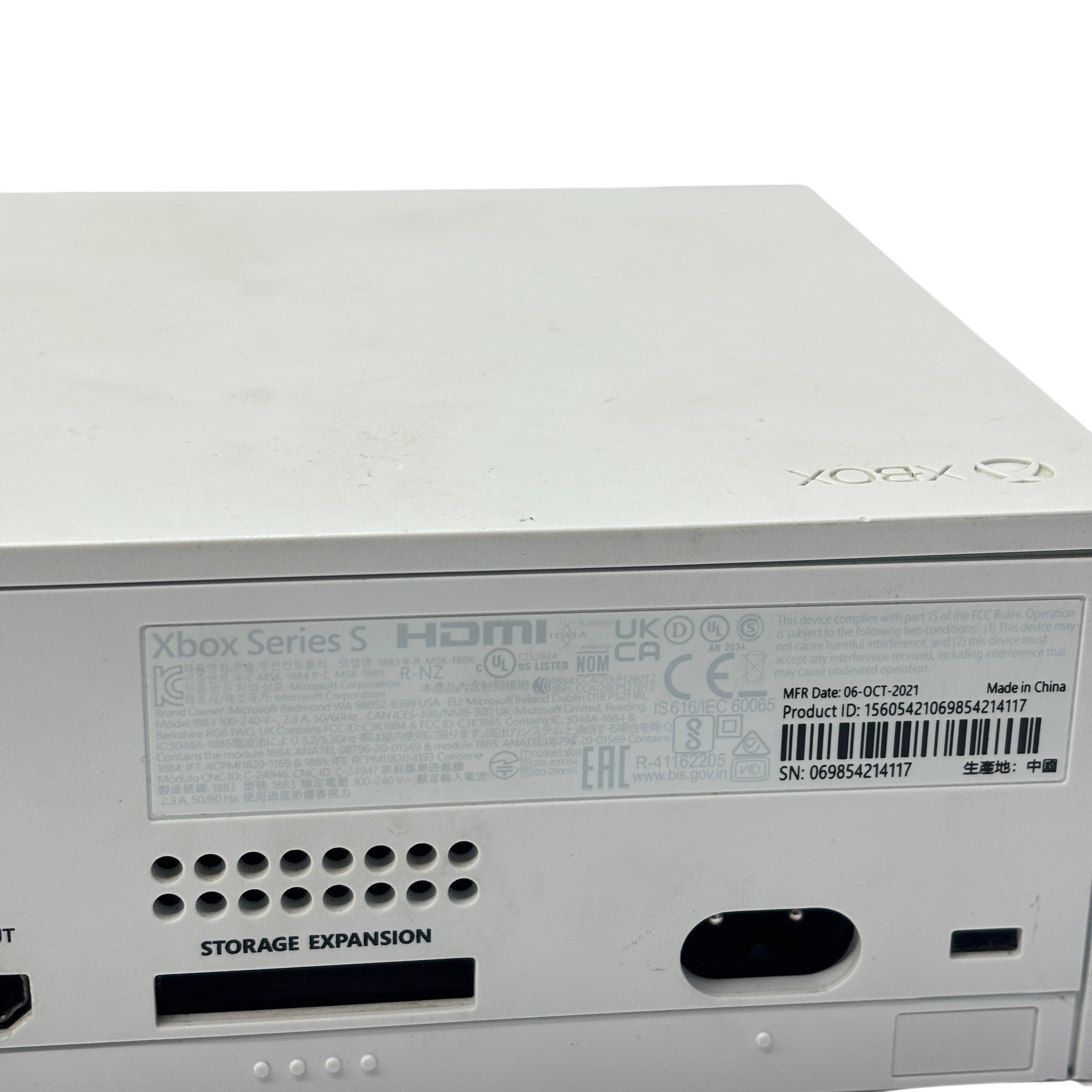【割れ有】Xbox Series S Microsoft Xbox Series S 1882 512GB Digital Video Game Console 4881