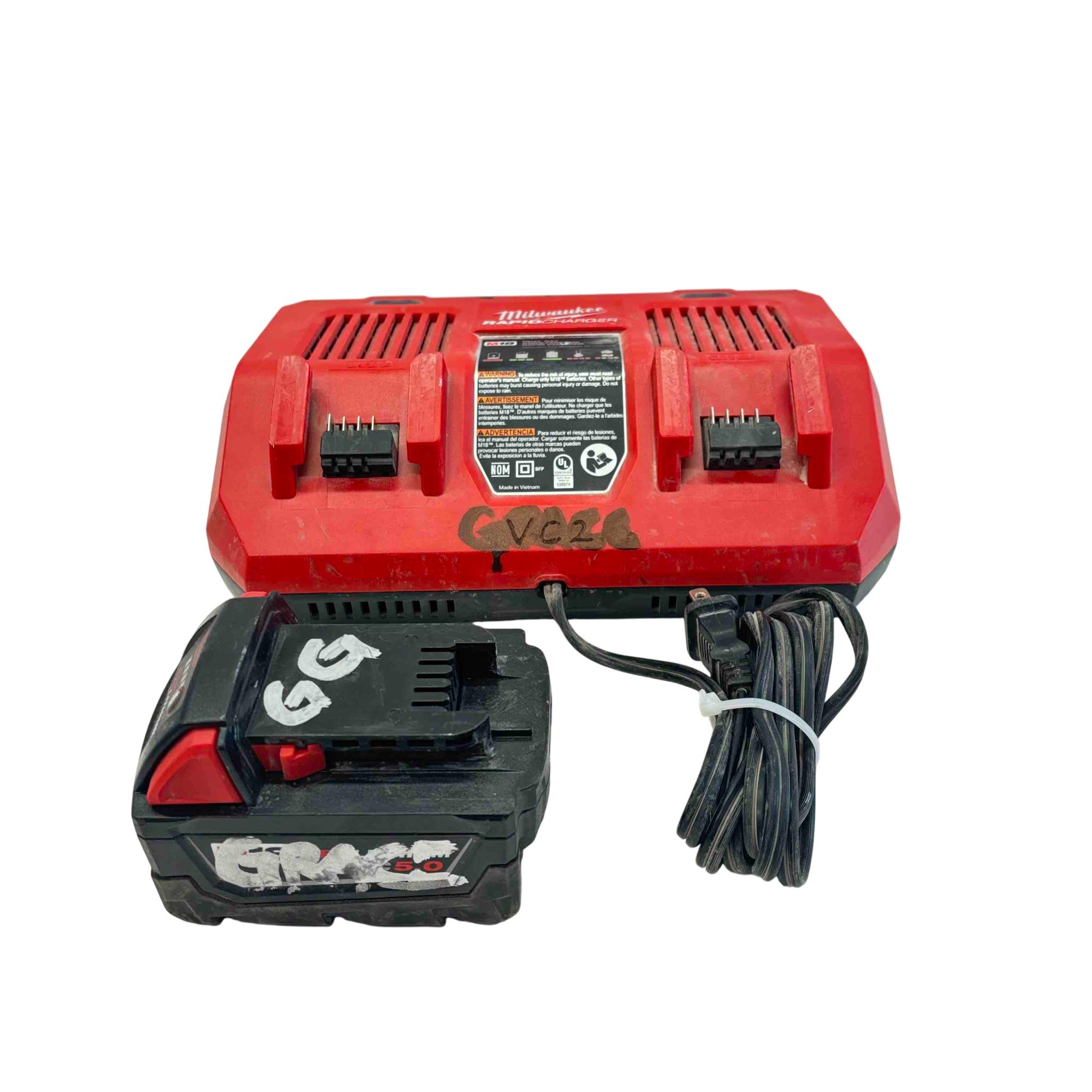 Milwaukee 48-59-1802 M18 18-Volt Lithium-Ion Dual Bay Rapid
