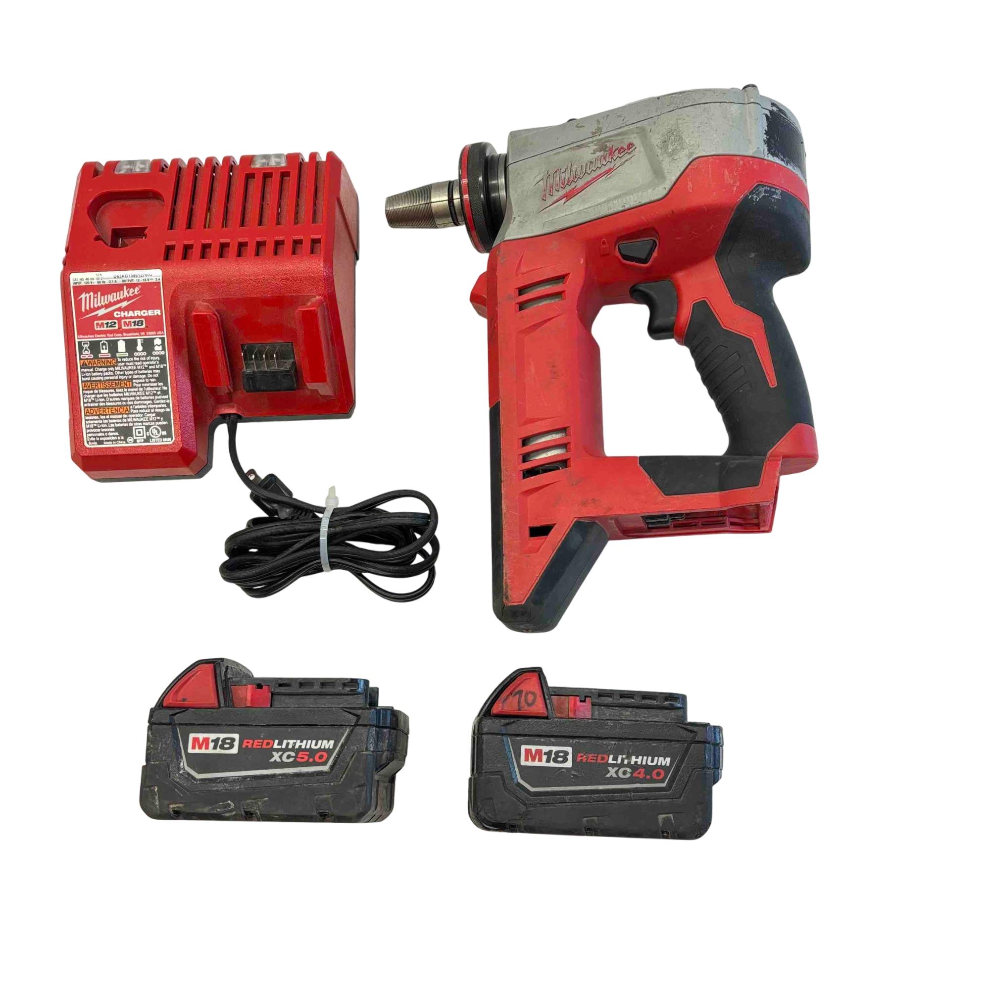 M18 18-Volt Lithium-Ion Brushless Cordless Hammer Drill/Impact/Snake Auger Combo Kit (3-Tool) with 4-Batteries