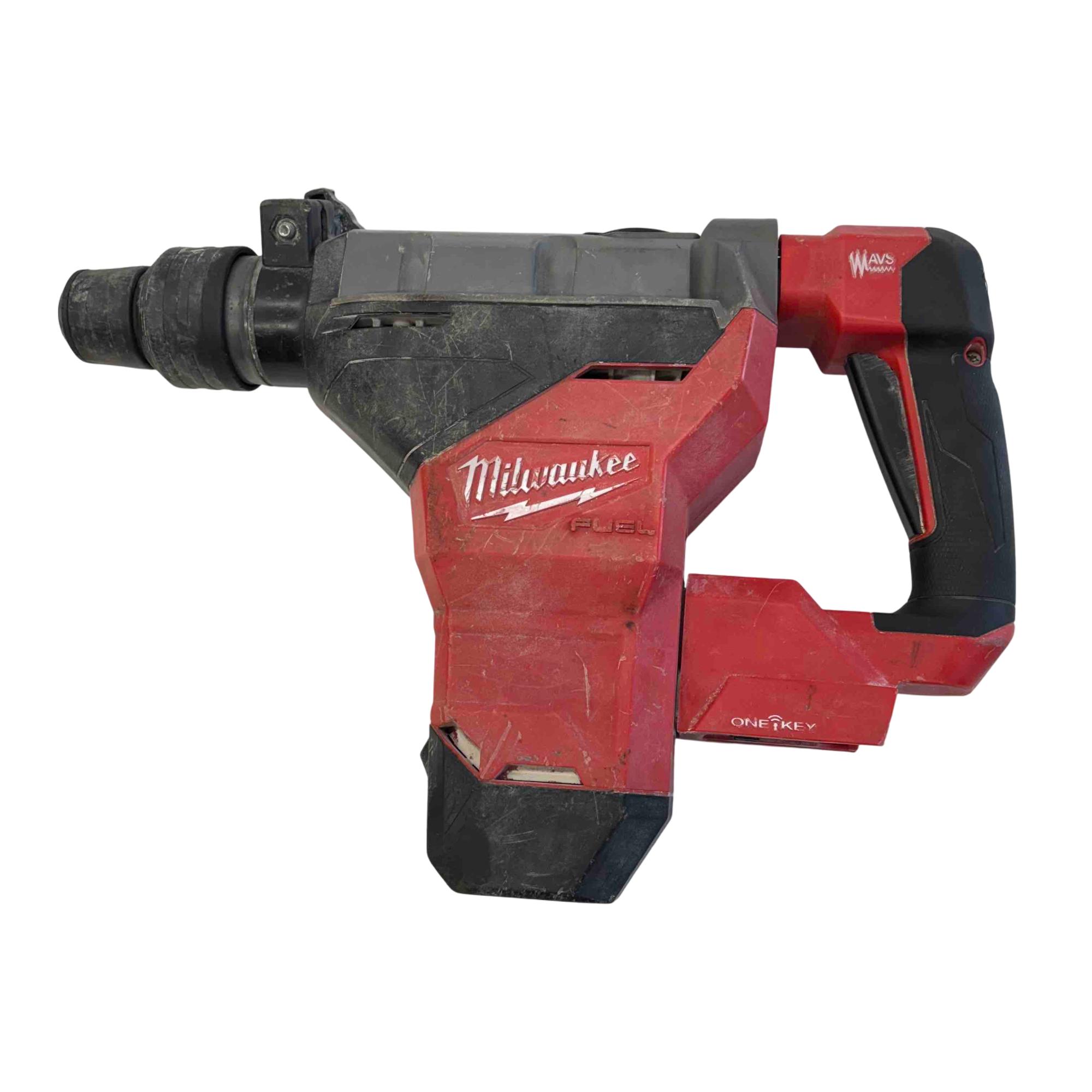 Milwaukee M18 FUEL ONE-KEY 18V Lith-Ion Brushless Cordless 1-3/4 in. SDS-MAX Rotary Hammer w/2 Batteries & 3/8 in. Impact Wrench