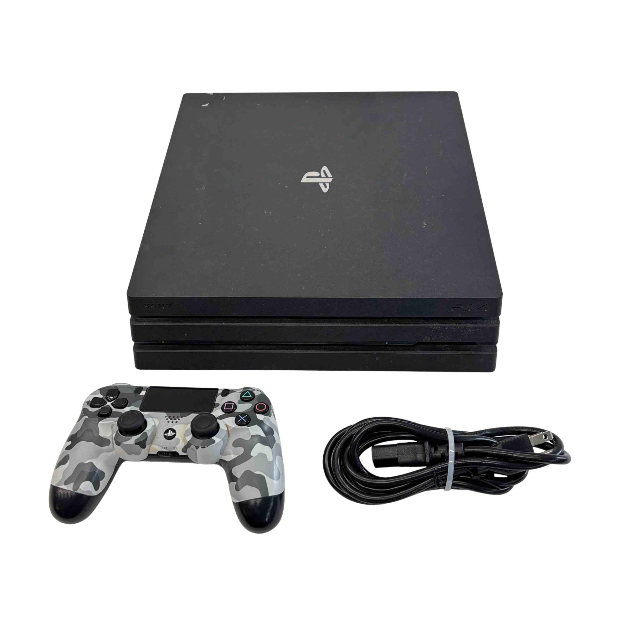 Sony PlayStation 4 Pro PS4 1TB Black Console CUH-7015B W