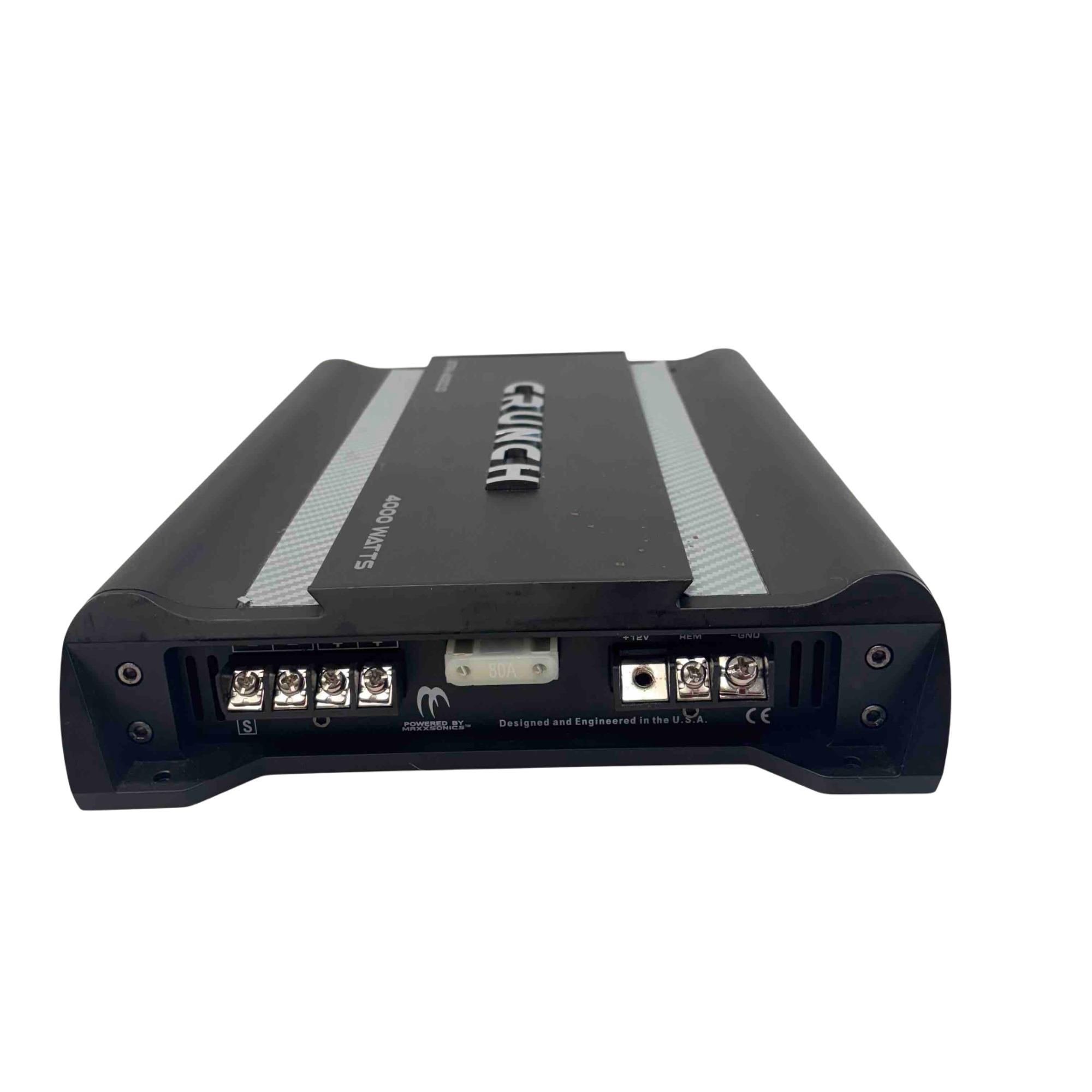 CRUNCH GTRⅡ-4000.1D 2個セット ※ジャンク Crunch GTRII-4000.1D 4000-Watt Mono Car Audio Amplifier