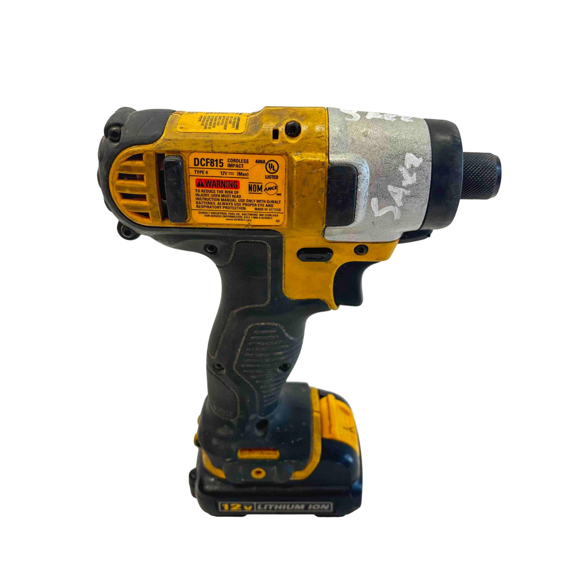 DeWalt DCF815 12V MAX Cordless 1/4