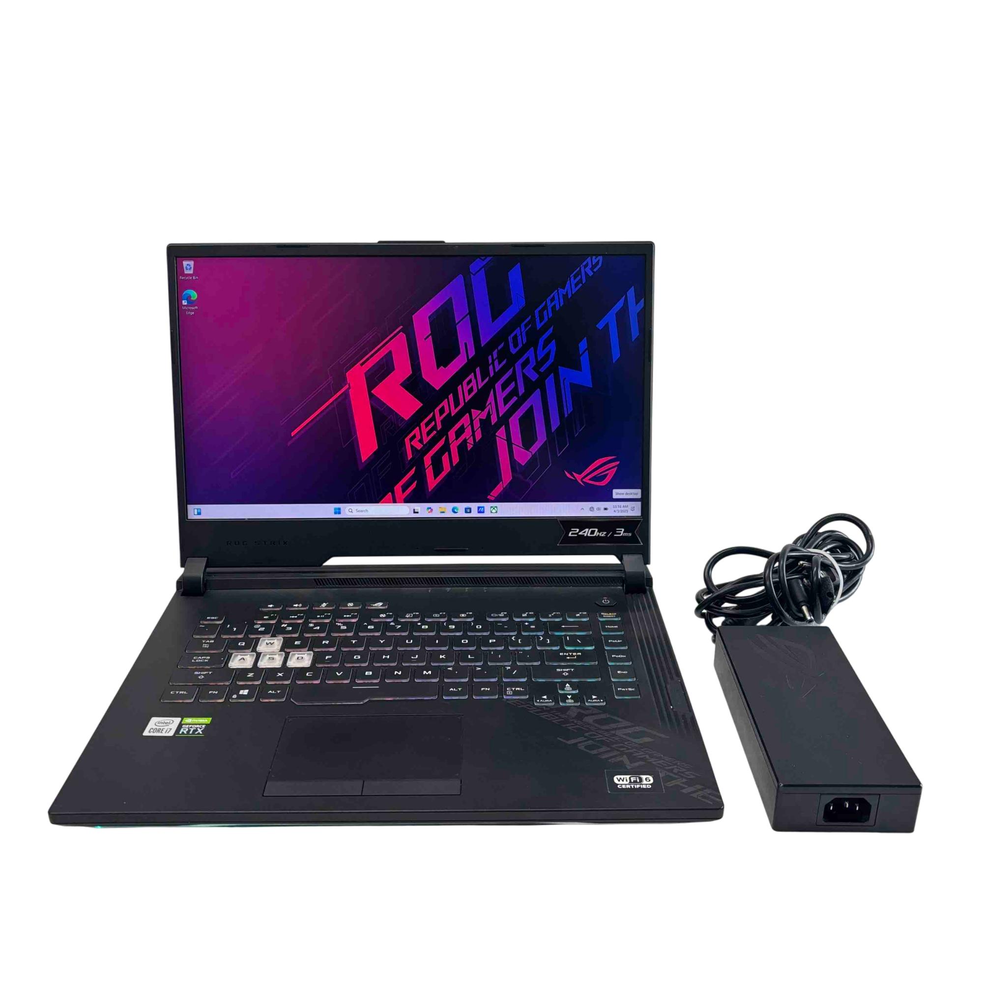 Asus ROG Strix G15 G512LV Intel Core i7-10870H 2.20GHz 16GB RAM 