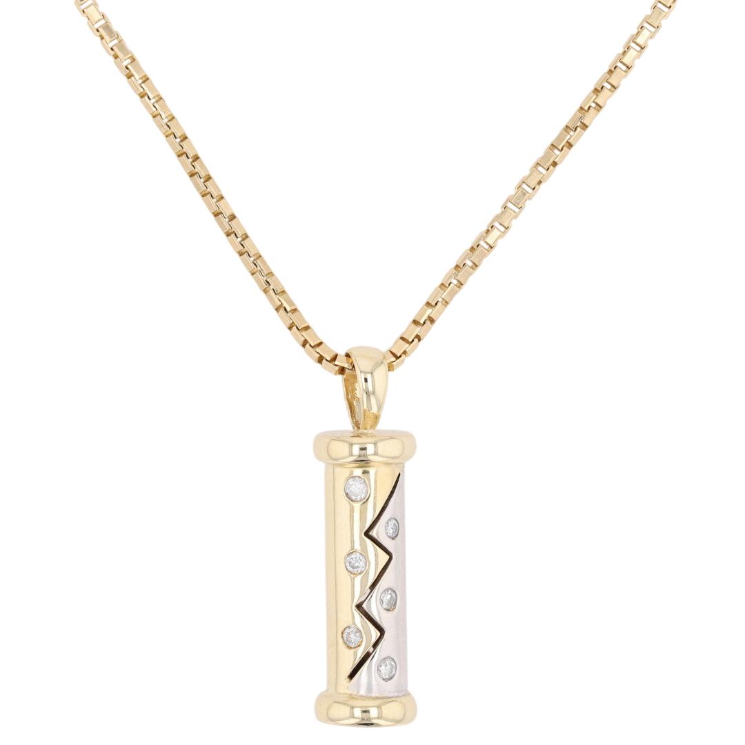 [WOOALONG]★Signature pendant necklace Signature Shine pendant in extra luxe 18k vermeil – allusio