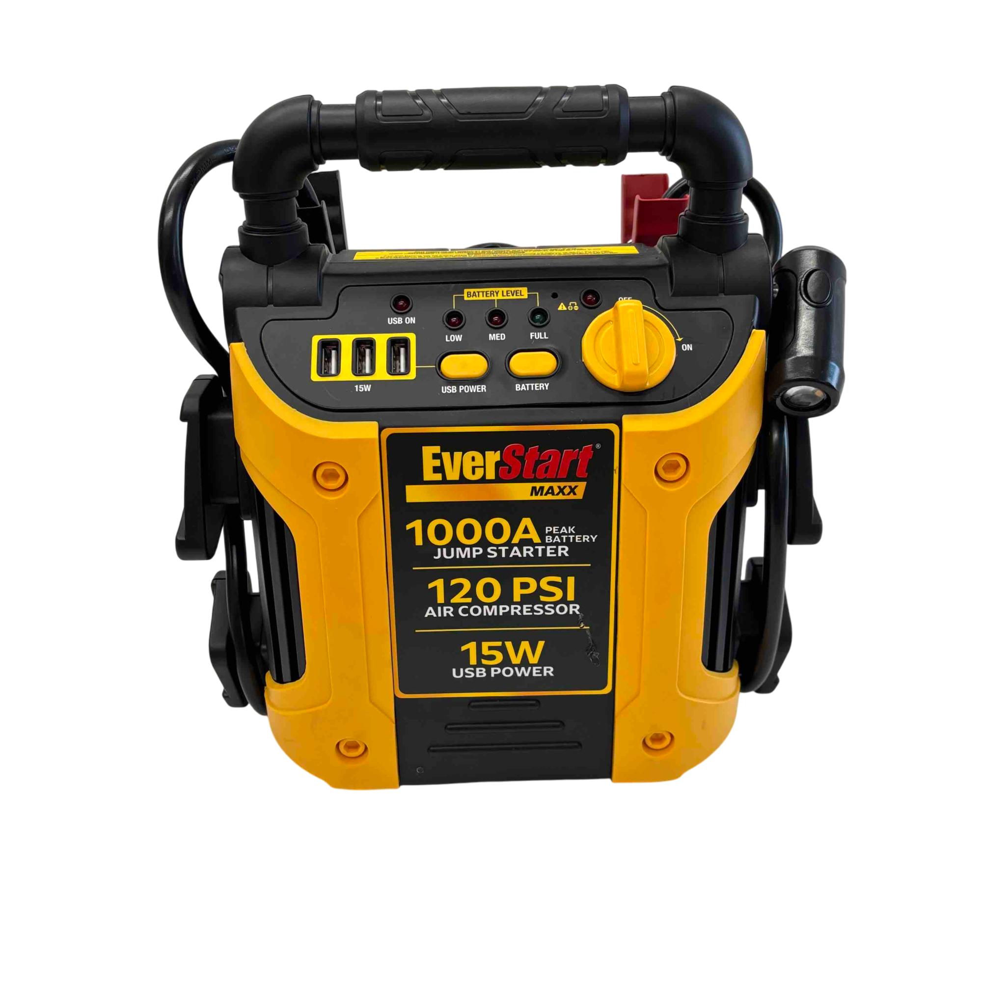 EverStart MAXX J7ce 1000A Peak Jump Starter with 120 PSI Air