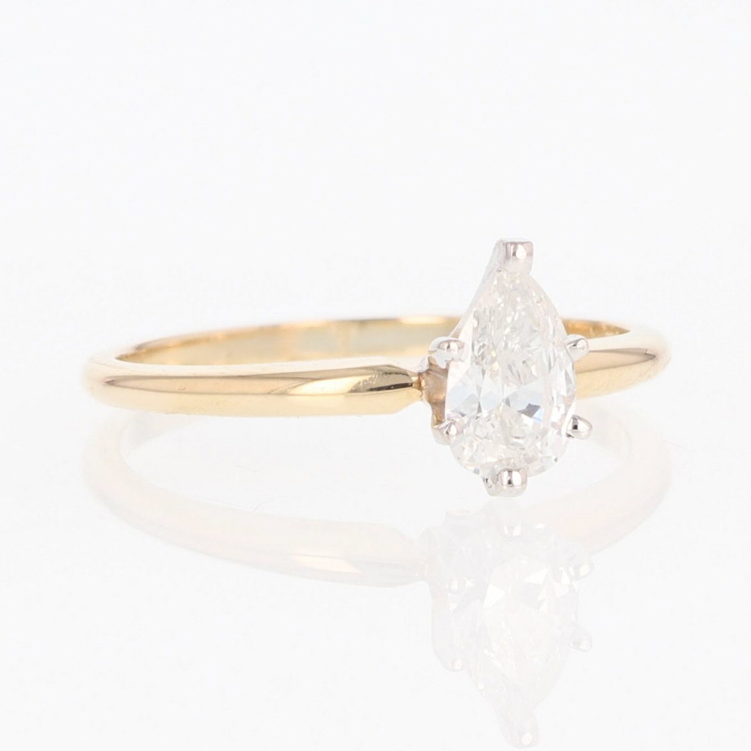 .47ct Pear-Shaped Diamond Solitaire Engagement Ring 14k Yellow Gold Size 6