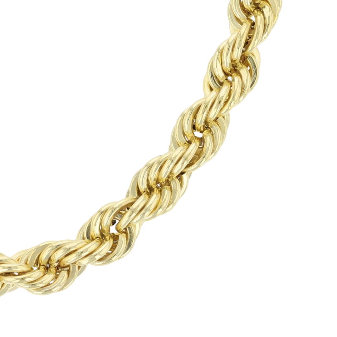 Custom Rope Link Chain 3.8mm Hollow Rope Link Chain 22