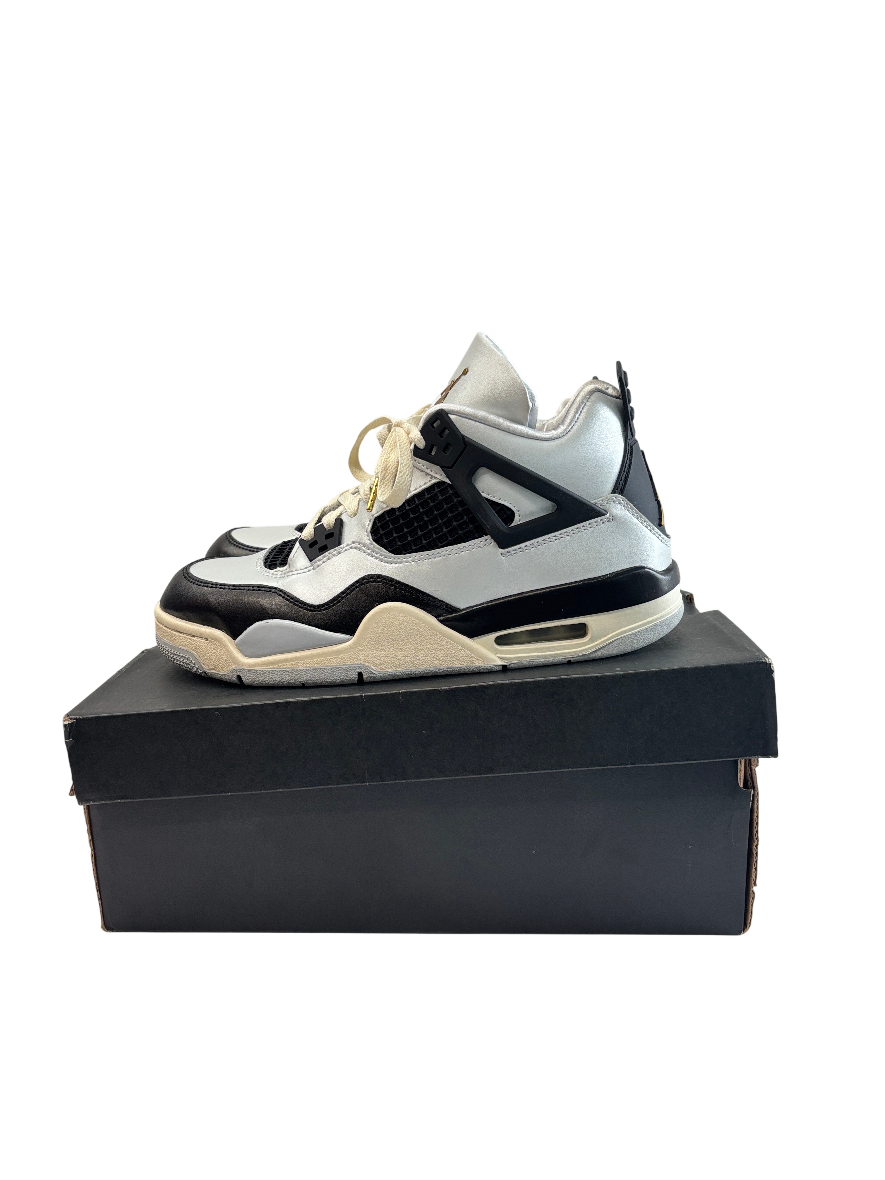Nike Air Jordan 4 Retro GS Platinum Gold Kid