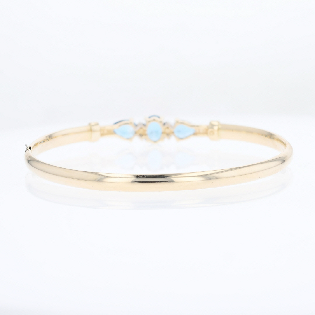 2.63ctw Blue Topaz with Diamond Accents 7