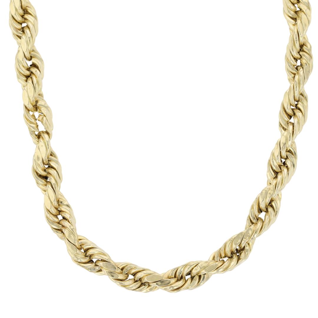 10k REAL Yellow Gold 5.4mm Shiny Diamond-Cut Alternate Classic Mens Hollow Real Solid 10K Yellow Gold Men\u0027s Cuban Band Ring 5.4mm ALL Sizes