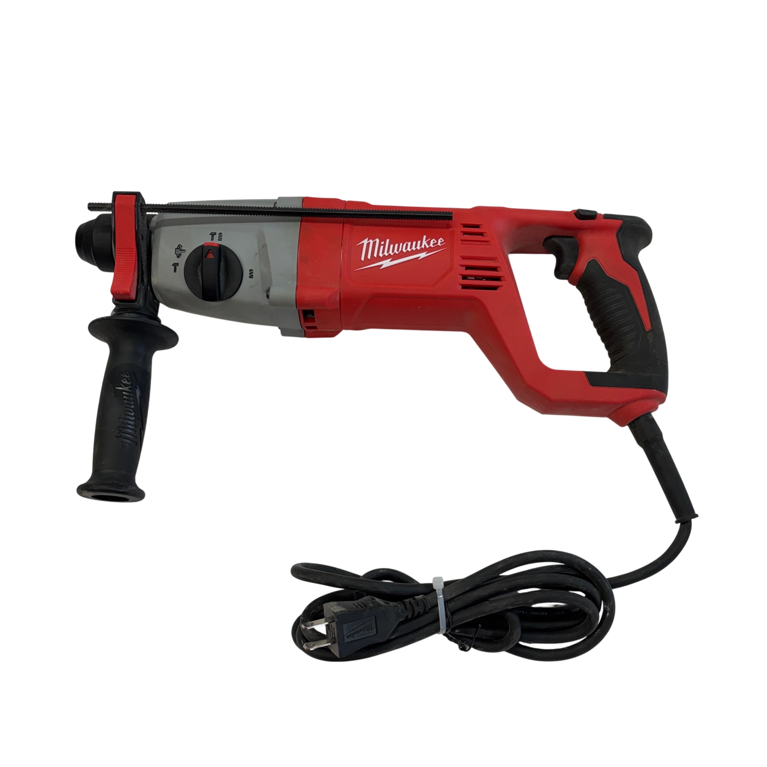 Milwaukee 5262-21 7/8" SDS Plus Rotary Hammer – 7.0 Amp, 2.4 Ft-lbs Impact Energy, 3-Mode Operation, Lightweight D-Handle