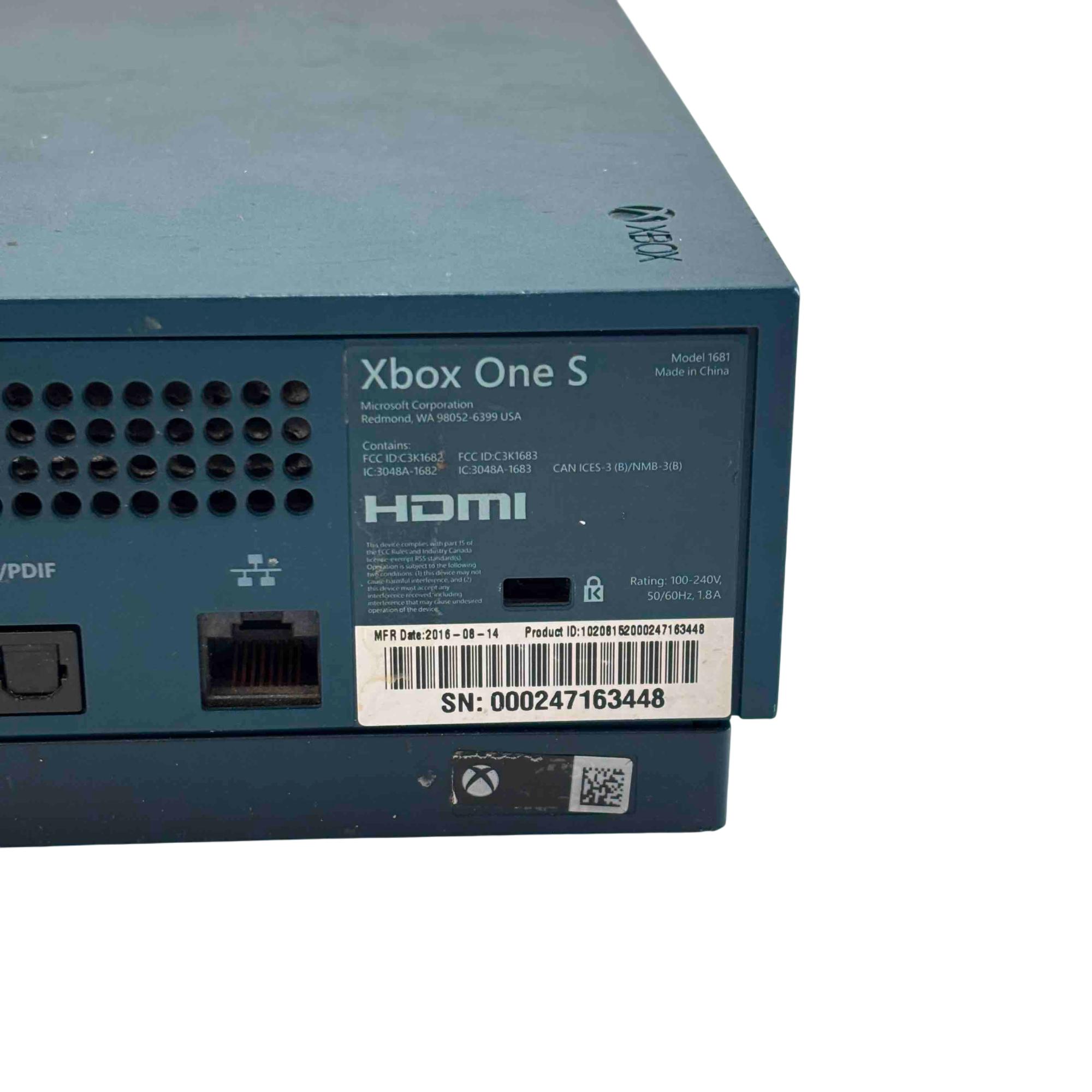 Microsoft Xbox One S 1681 500GB Video Game Console Deep Blue