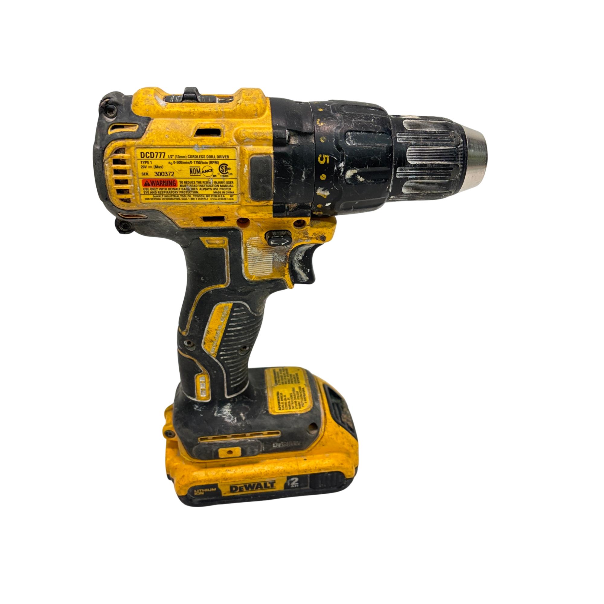 DeWalt DCD777 20V MAX 1/2