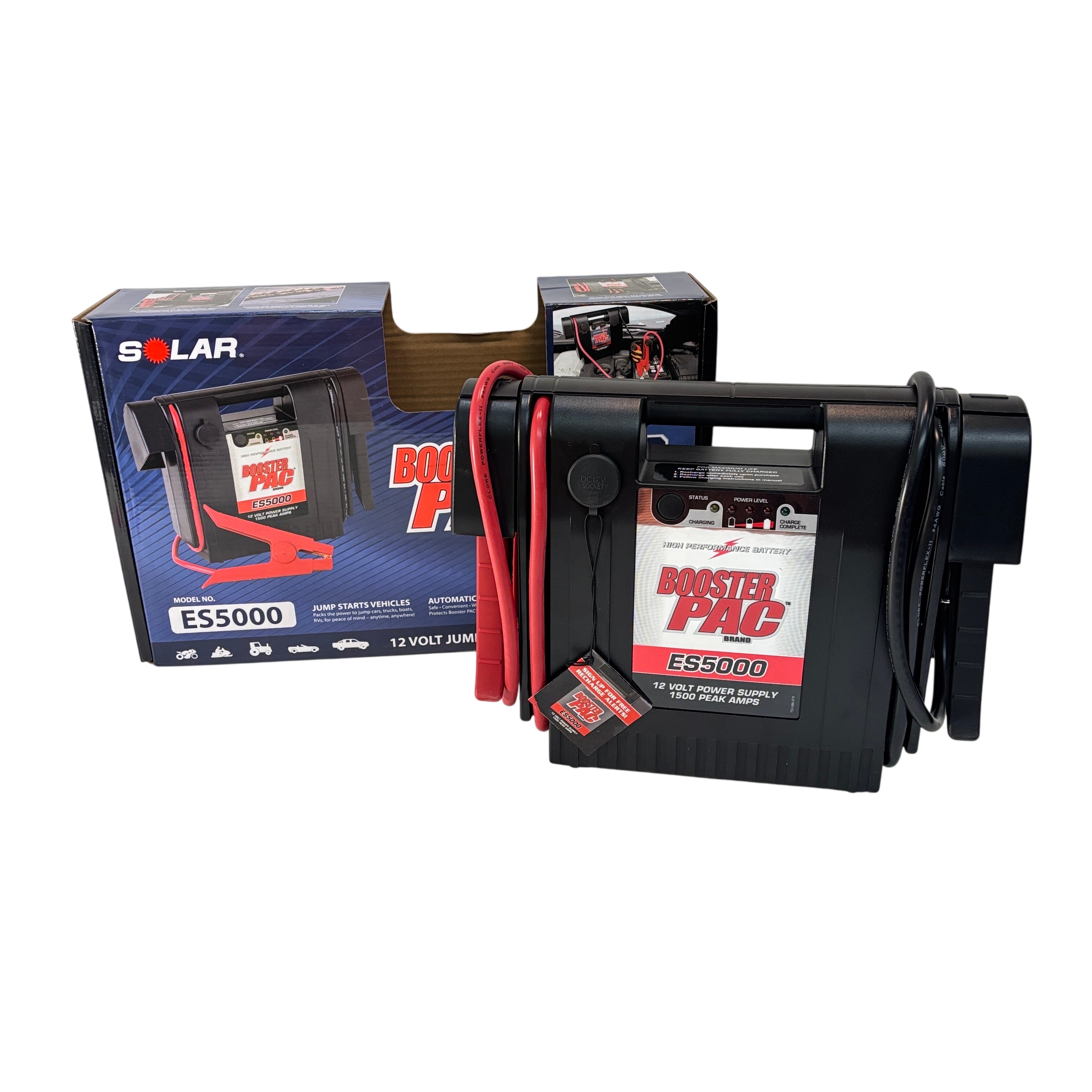 booster pac jump box Clore Booster Pac 1500 Peak Amp 12V Jump Starter (ES5000)
