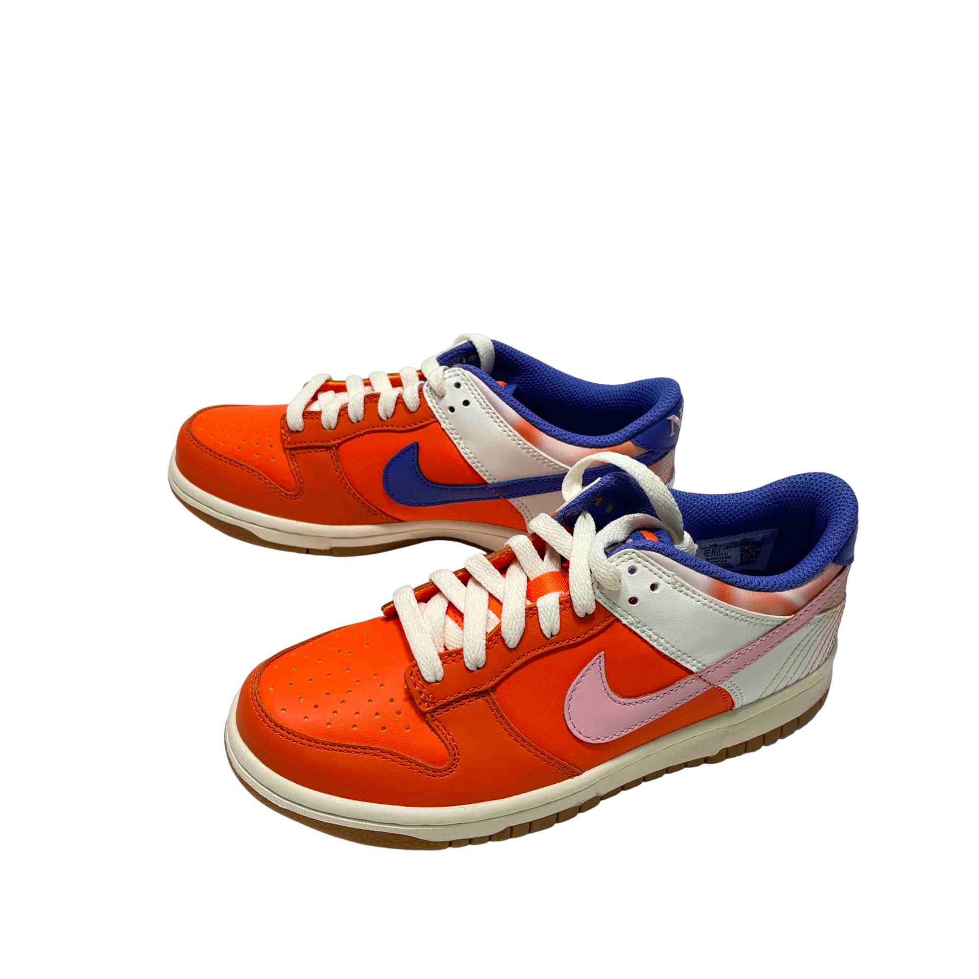 Nike Dunk Low SE Grade School Safety Orange/Medium Soft Pink
