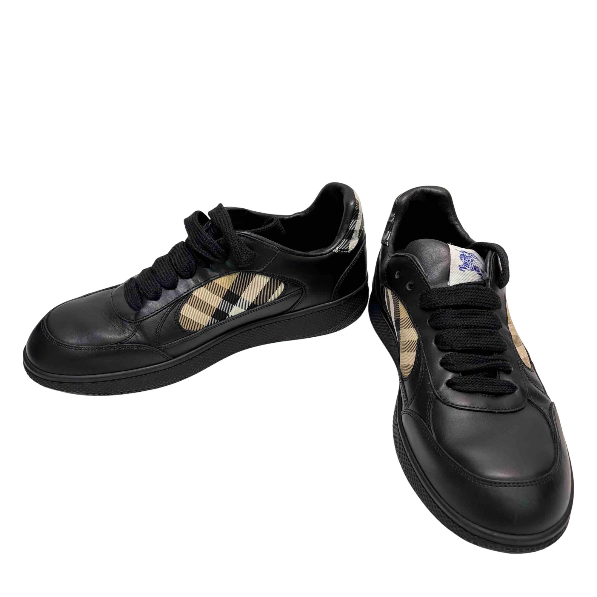 Vintage Burberry Black Suede Low-Top Trainers/ Torpedo shoe EU Size 43 burberry sneakers products for sale | eBay main image 3