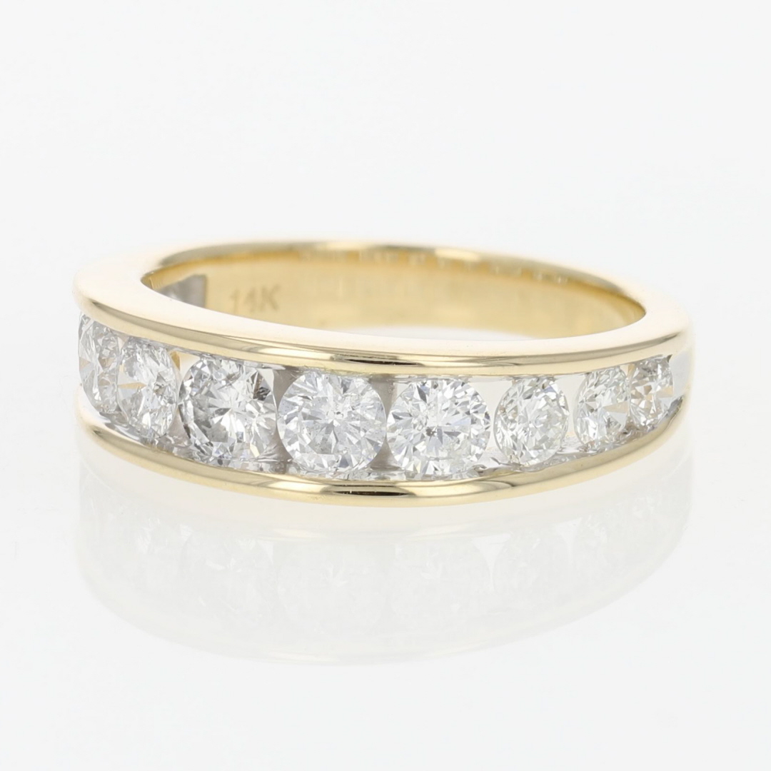 【SALE／55%OFF】 1.53ctw Round 14k Ring Band Wedding Channel-Set Diamond 指輪・リング