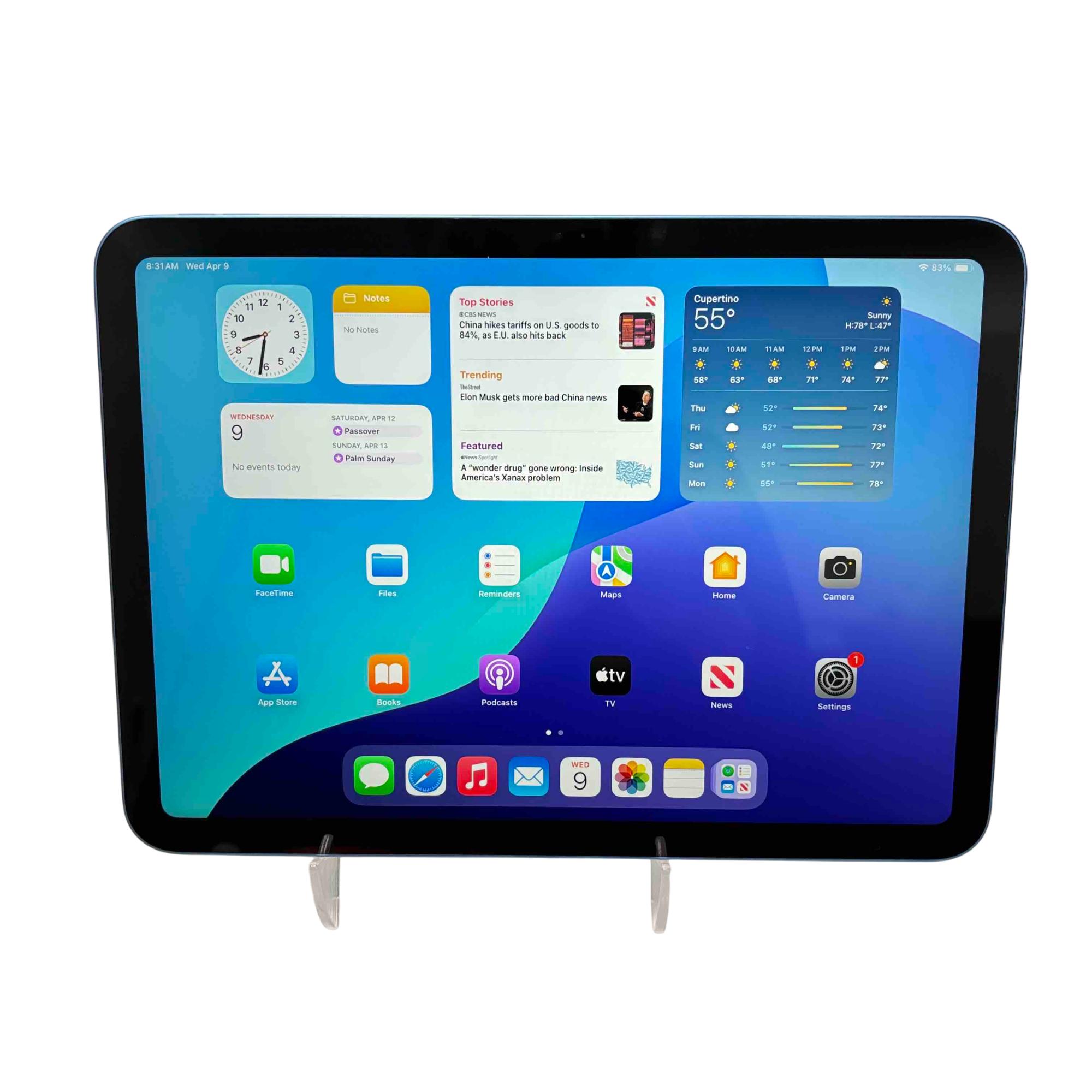 Apple iPad 10th Gen MPQ13LL/A WiFi-Only 64GB Storage Blue 10.9