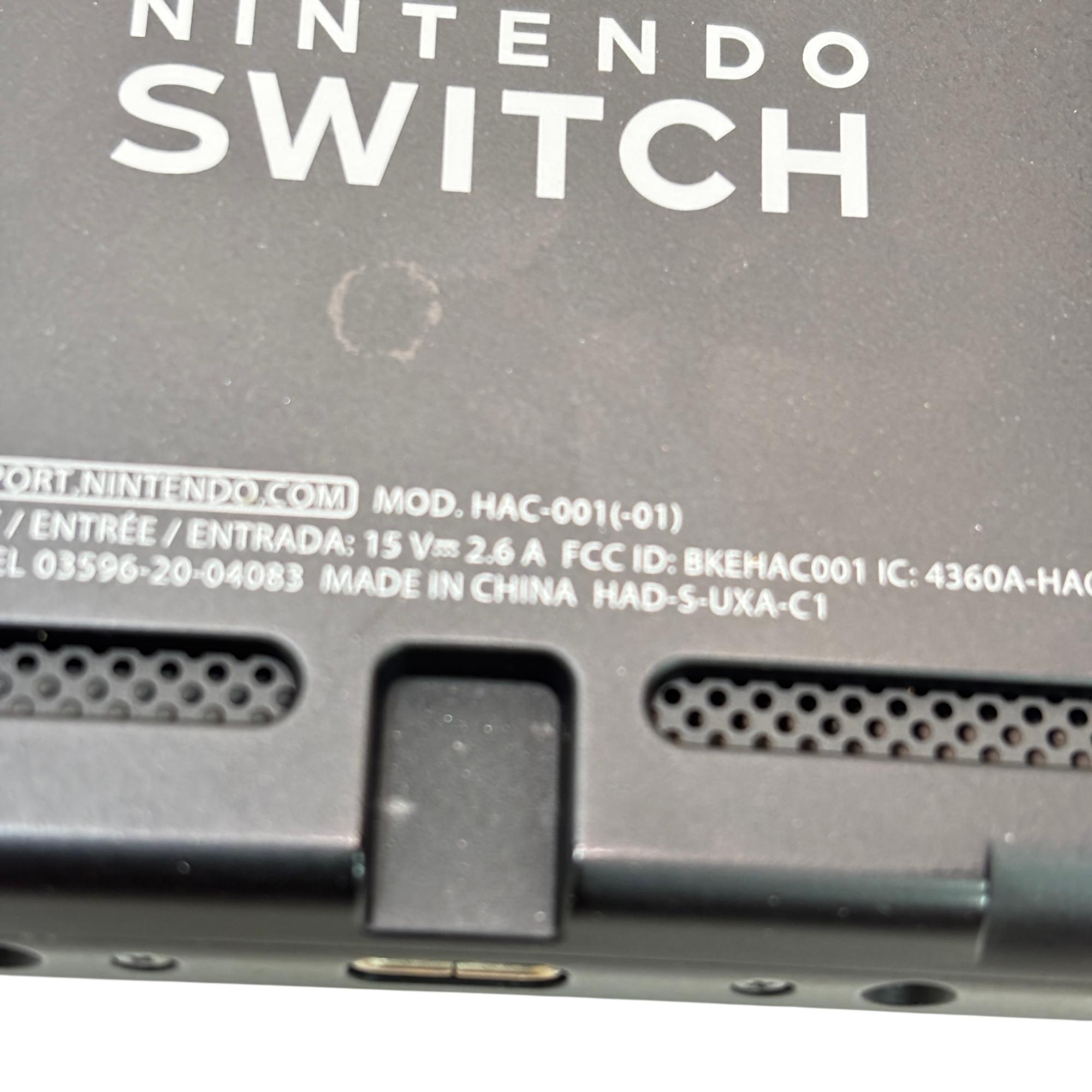 6586 ニンテンドースイッチ Nintendo Switch 32GB Handheld Console - Neon Red/Neon Blue for