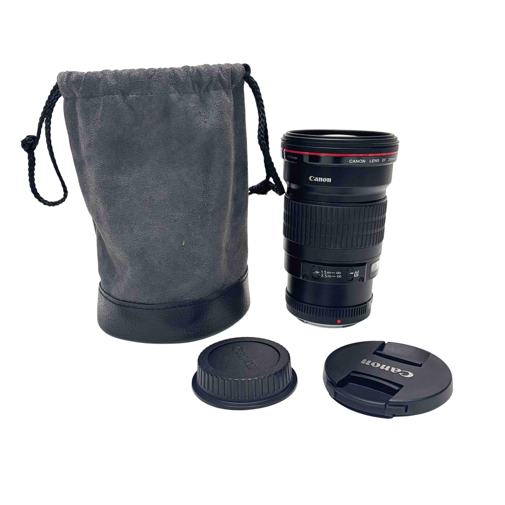Canon EF 200mm II USM Telephoto Prime Lens
