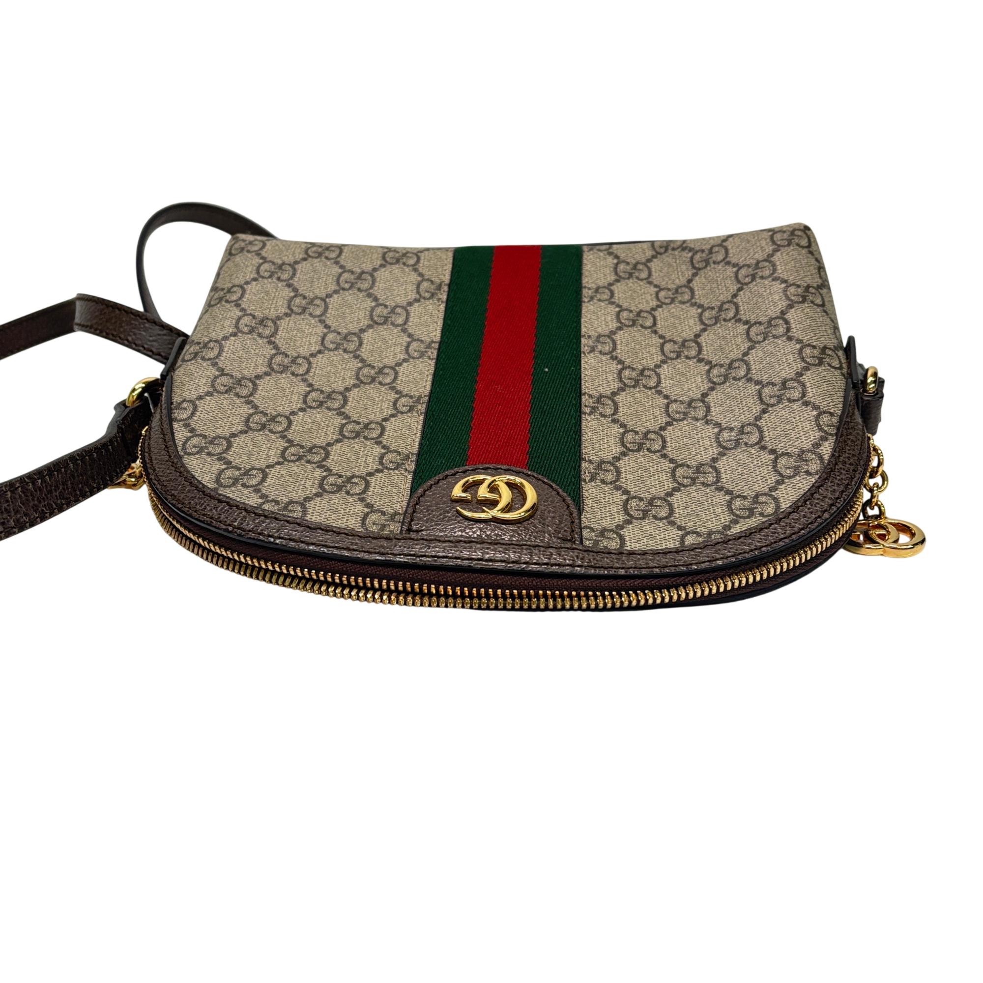 Gucci 499621 Ophidia GG Supreme Canvas Small Shoulder Bag