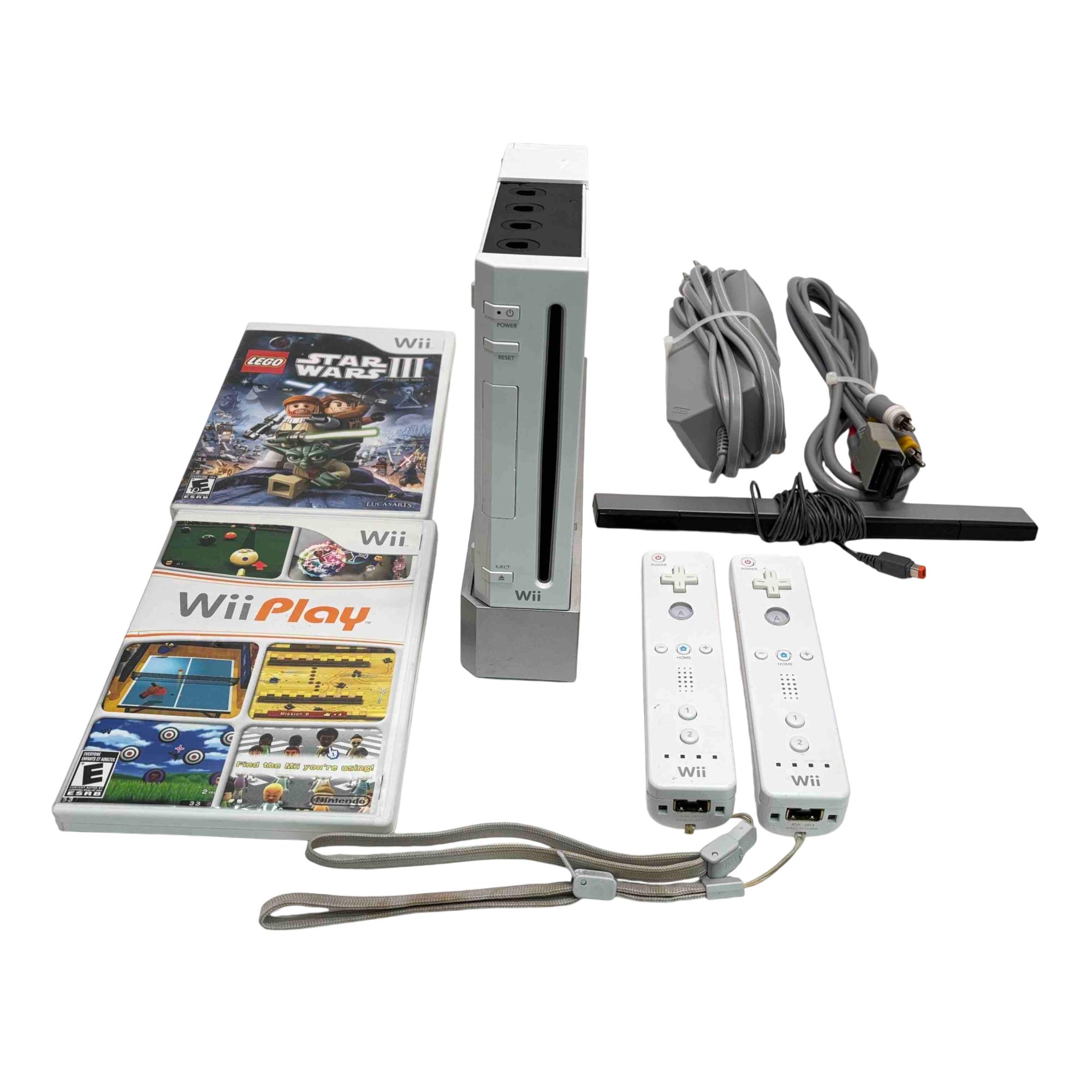 Nintendo Wii RVL-001 512MB White Body Home Video Gaming Console Nintendo Wii RVL-001 512MB White Body Home Video Gaming Console