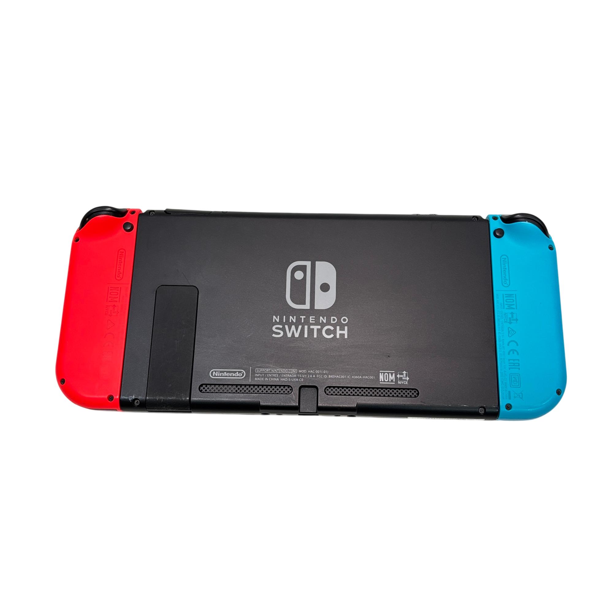 6586 ニンテンドースイッチ Nintendo Switch 32GB Handheld Console - Neon Red/Neon Blue for
