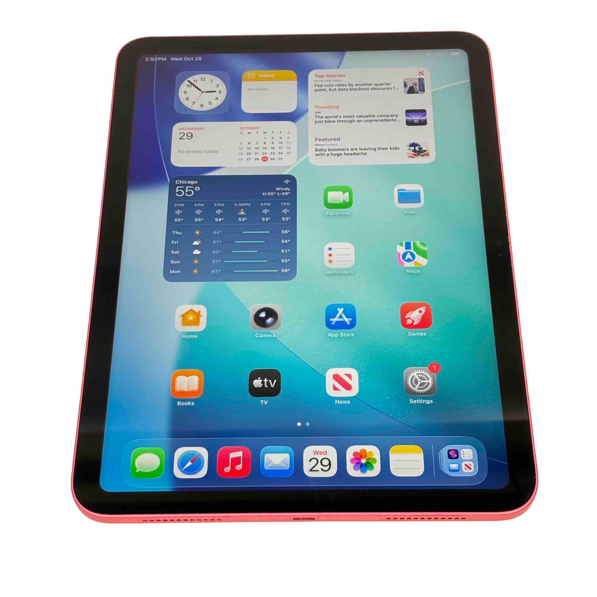 Apple iPad A16 MD4E4LL/A 128GB Pink Wi-Fi Tablet