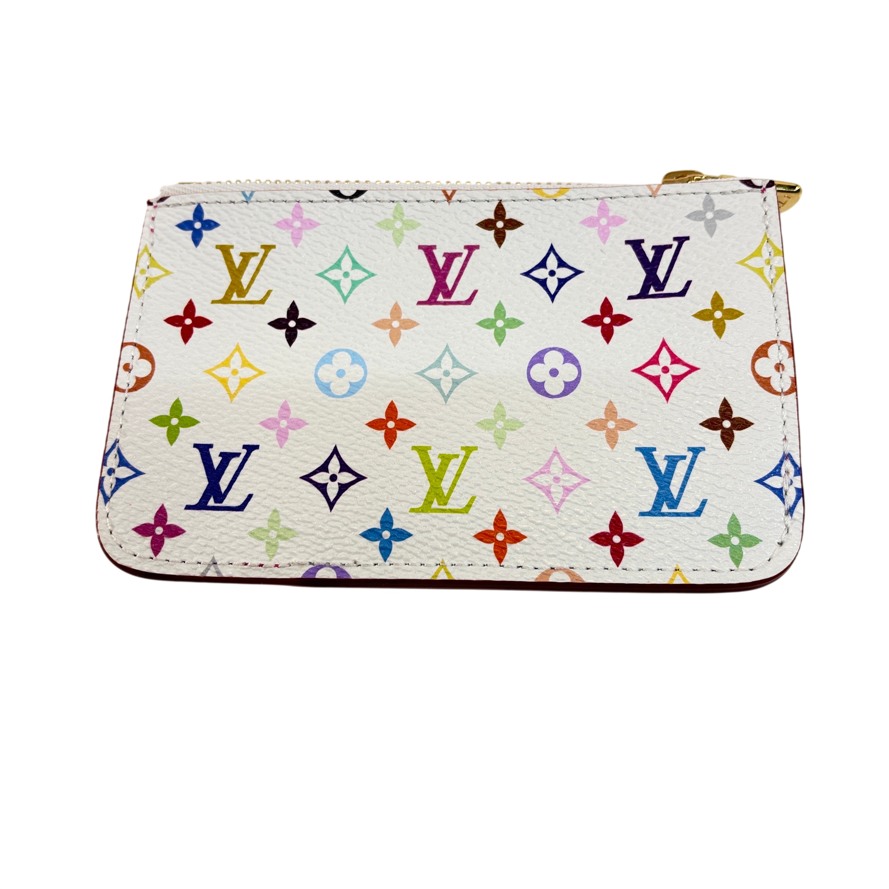 Louis Vuitton x Takashi Murakami Romy Multicolor Canvas Card Holder