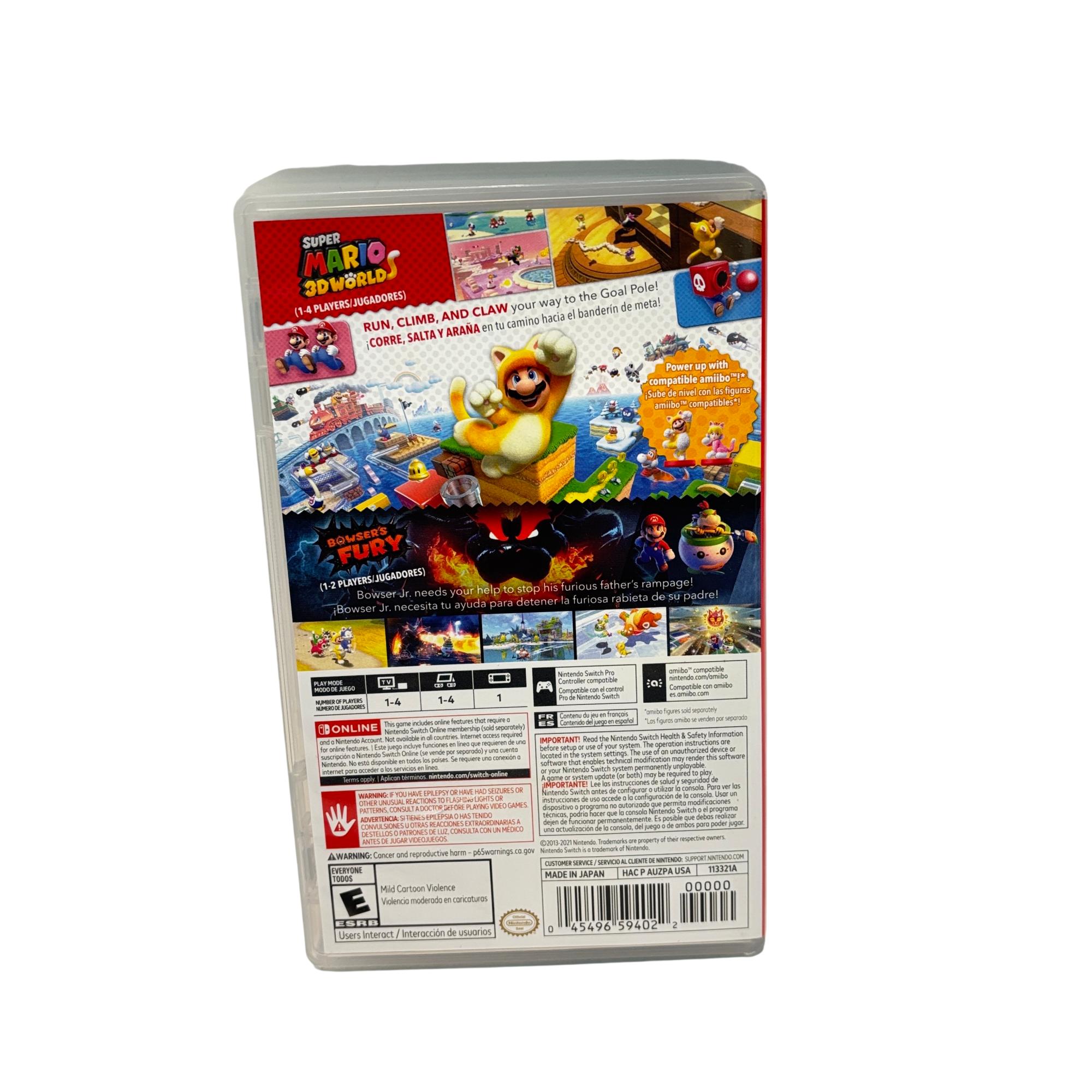 Nintendo Switch Super Mario 3D World\Bowsers Fury Game Cartridge