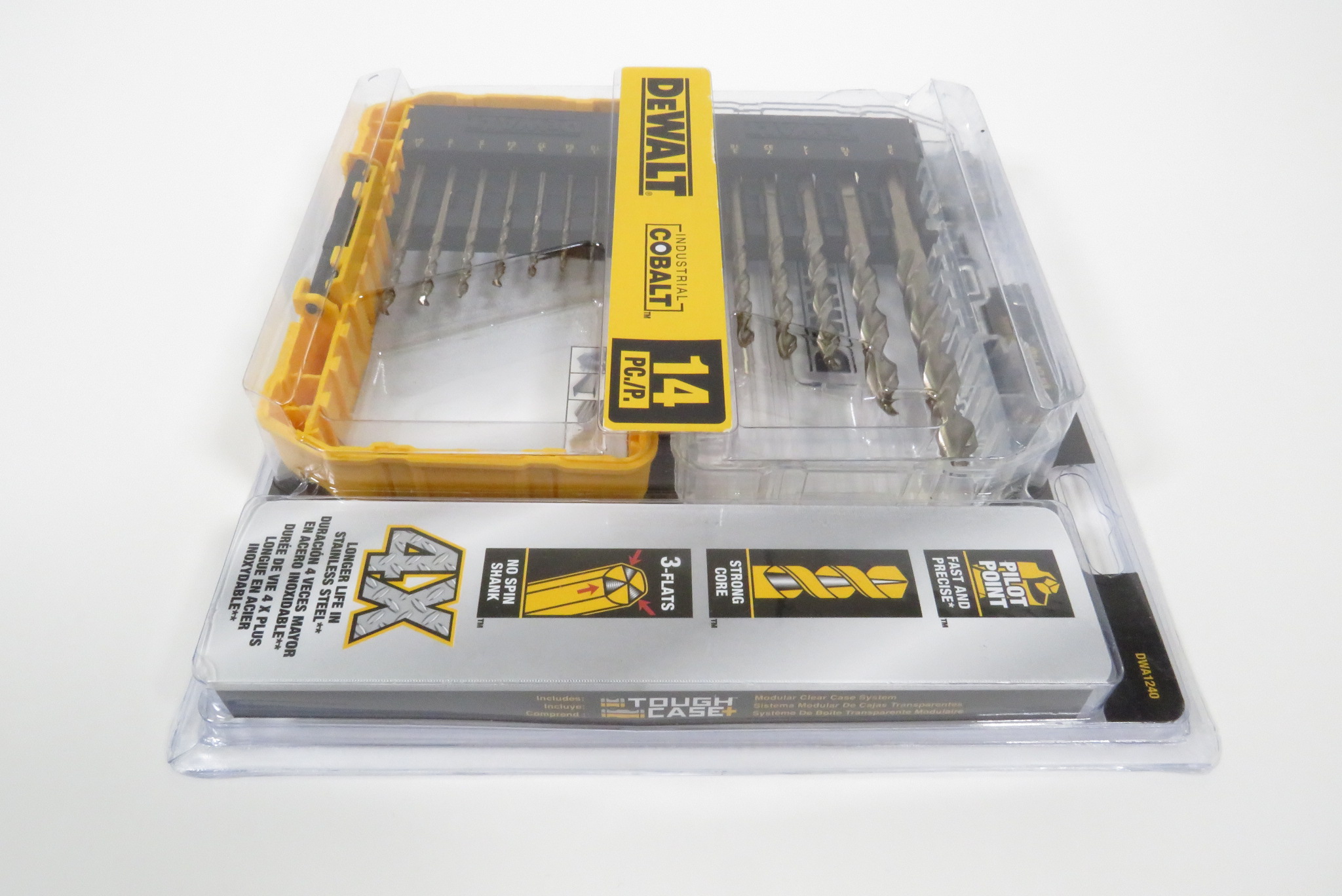 DeWalt DWA1240 14Piece Cobalt Drill Bit Set