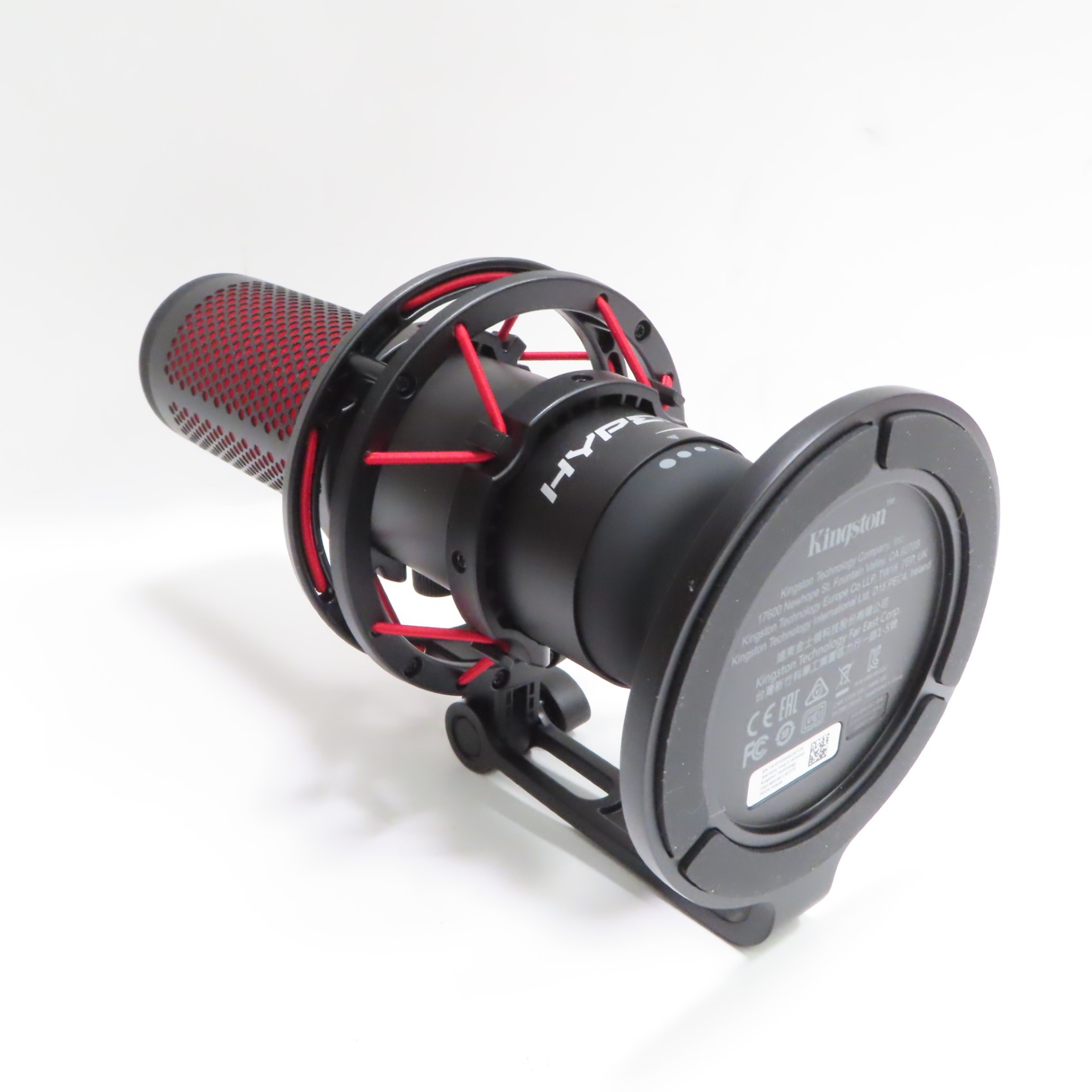 Kingston HX-MICQC-BK HyperX Quadcast USB Condenser Gaming Microphone