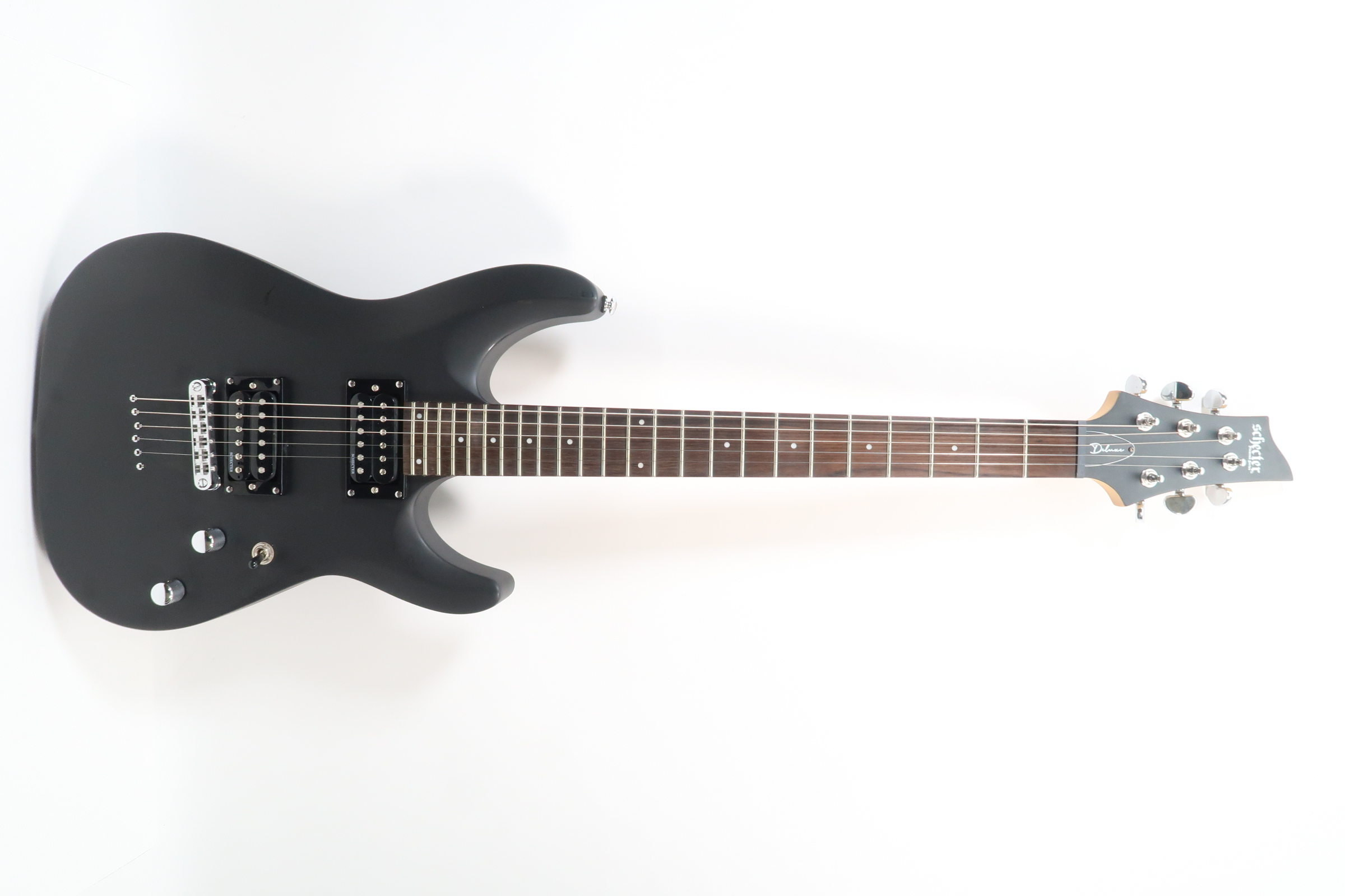 Schecter Guitar Research C-6 Deluxe RH Electric Guitar - Black