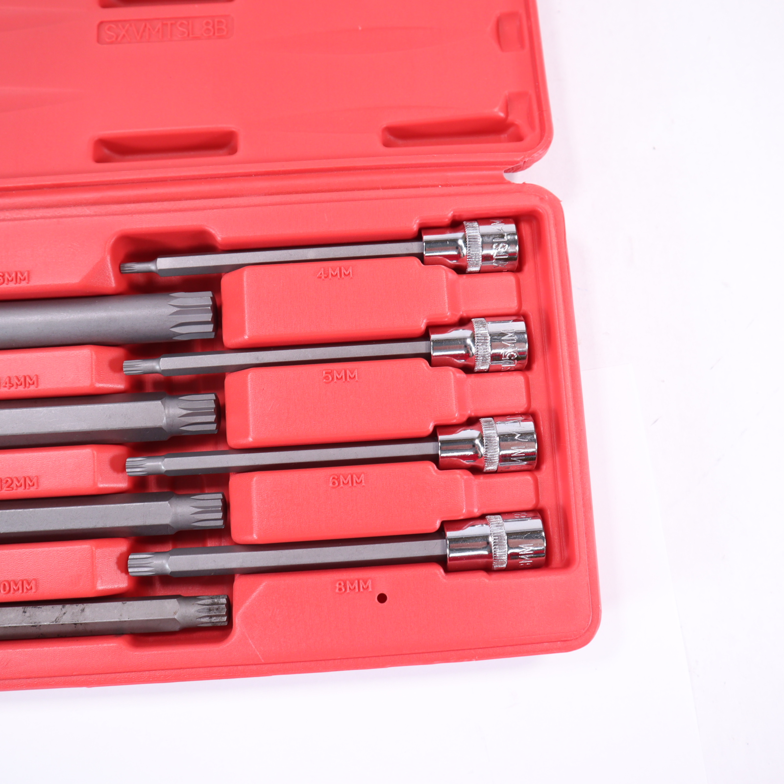 Mac Tools SXVMTSL8B 8-Piece Long Metric Triple Square Driver Set