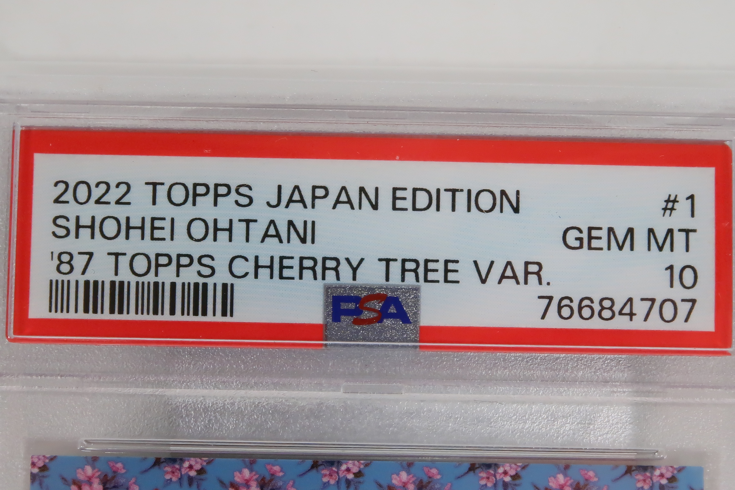 2022 Topps Japan Edition Shohei Ohtani 