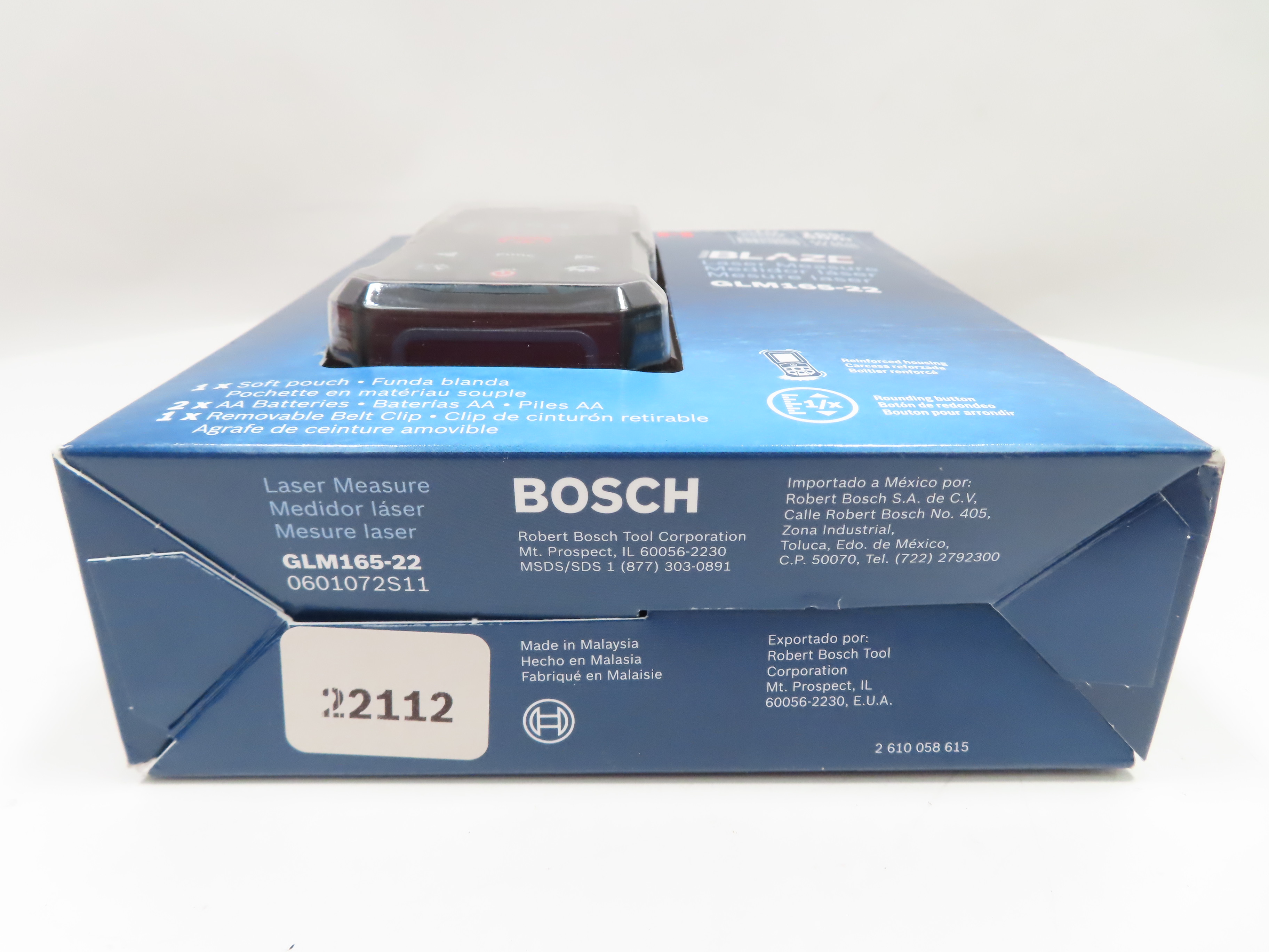 Bosch GLM165-22 BLAZE 165-Feet Laser Distance Measure (In Box)