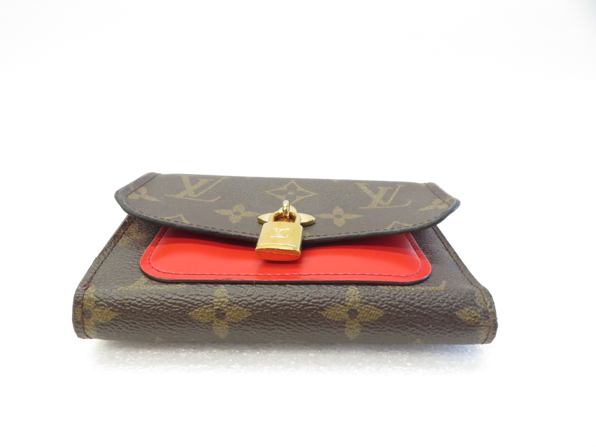 Louis Vuitton Monogram Portefeiulle Flower Compact Trifold Wallet