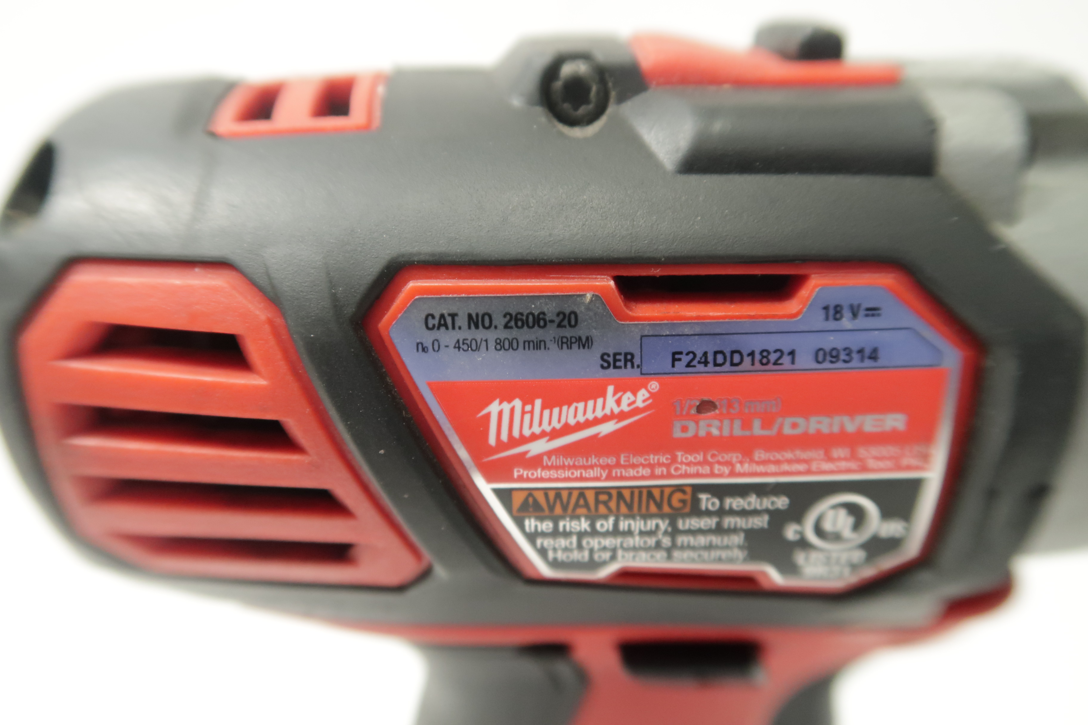 Milwaukee 260620 M18 18Volt Compact 1/2Inch Drill Driver